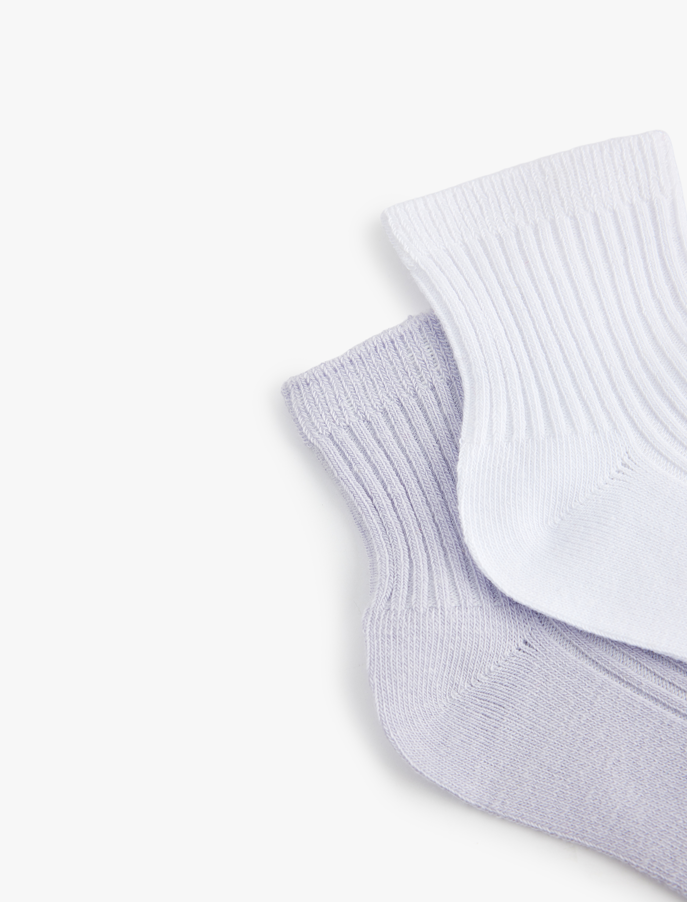  Kız Çocuk Pamuklu 2'li Soket Çorap Seti