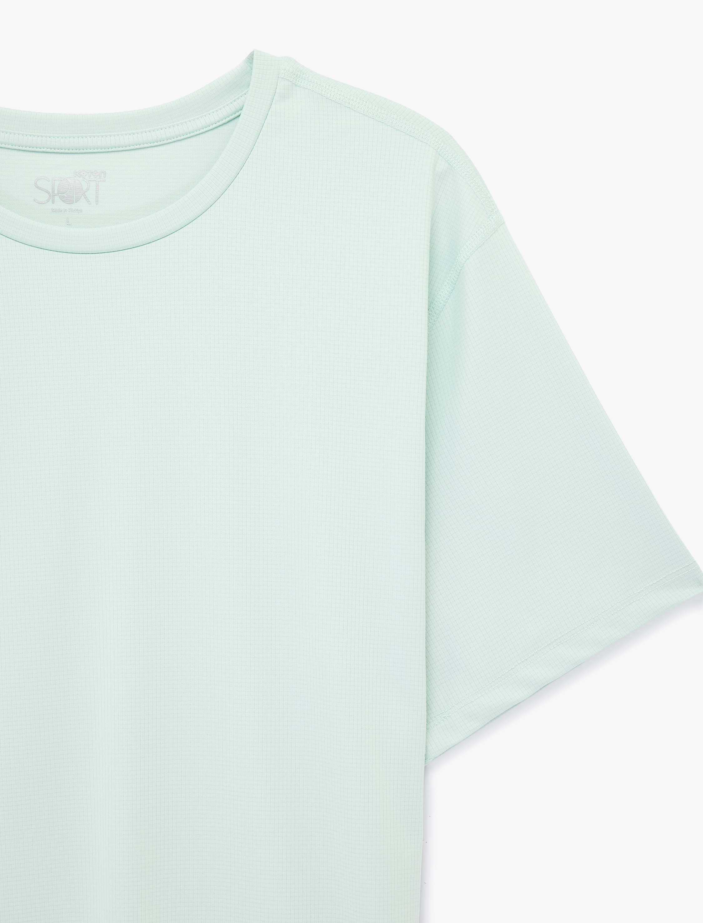   Kısa Kollu Regular Fit Bisiklet Yaka Basic Spor Tişört