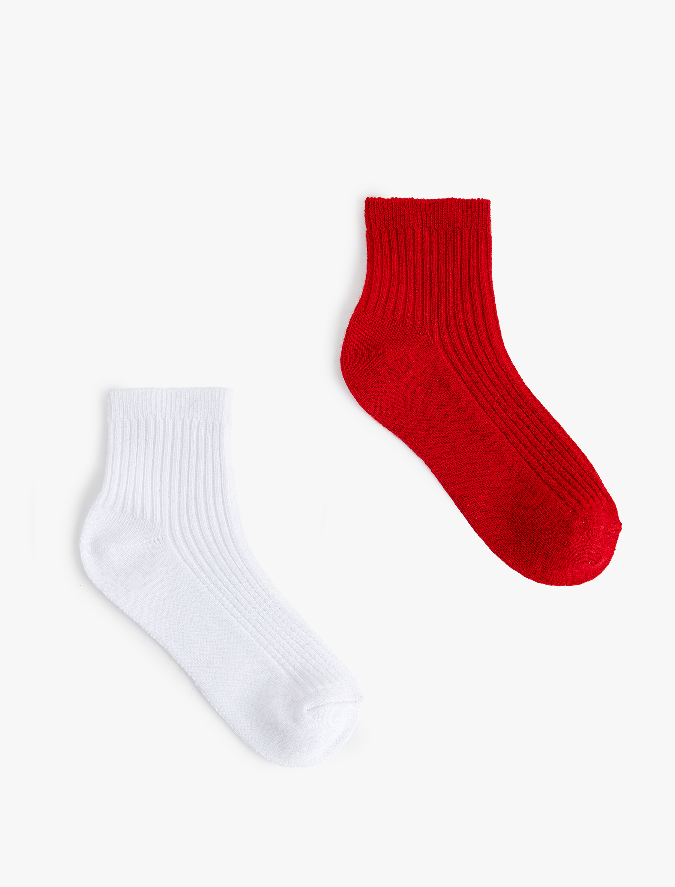  Kız Çocuk Pamuklu 2'li Soket Çorap Seti