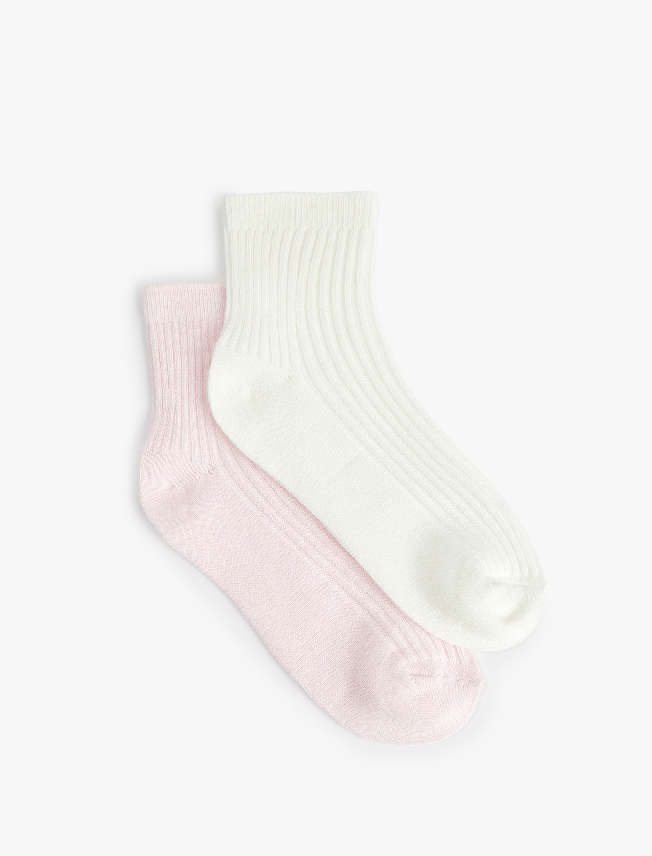  Kız Çocuk Pamuklu 2'li Soket Çorap Seti