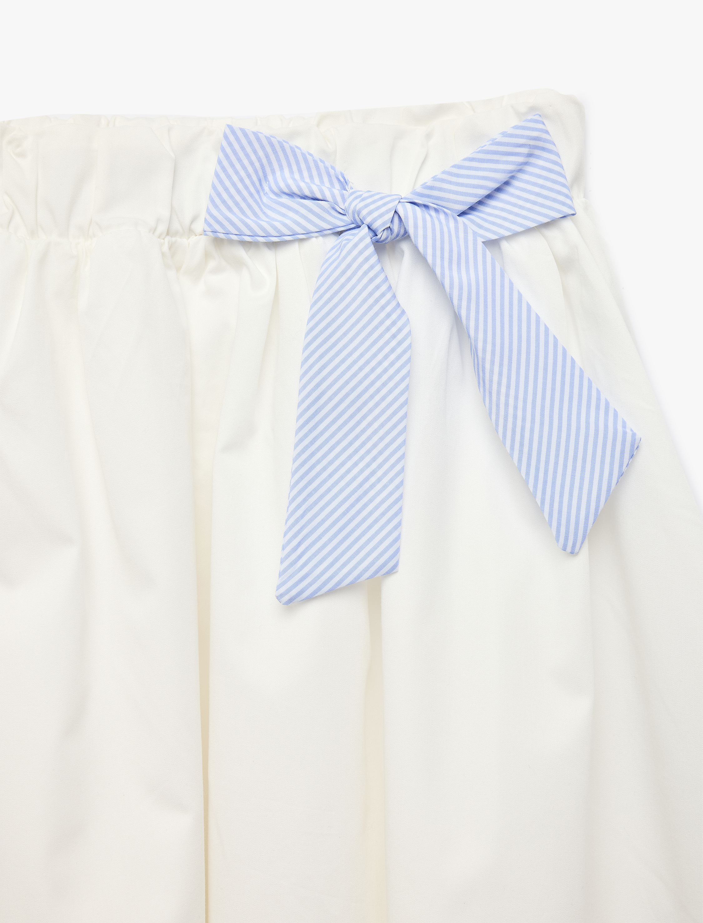  Kız Çocuk Pamuklu Fiyonk Detaylı A Kesim Etek