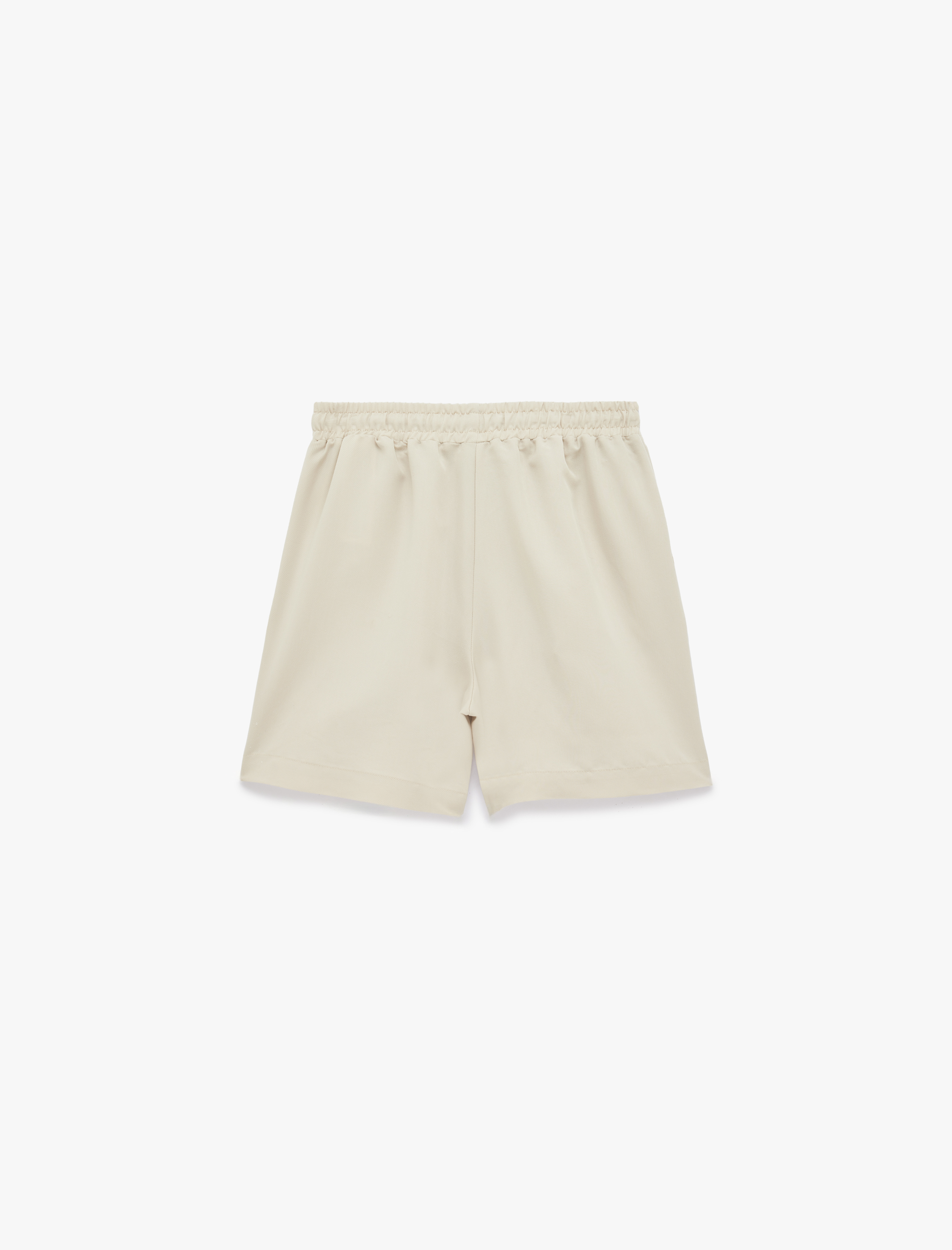   Modal Kupro Kumaş Beli Bağcıklı Cepli Regular Mini Şort