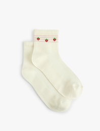 2'li Çilekli Soket Çorap Seti