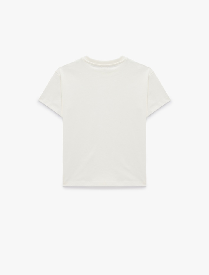 Erkek Çocuk Kısa Kollu Bisiklet Yaka Pamuklu Basic Tişört