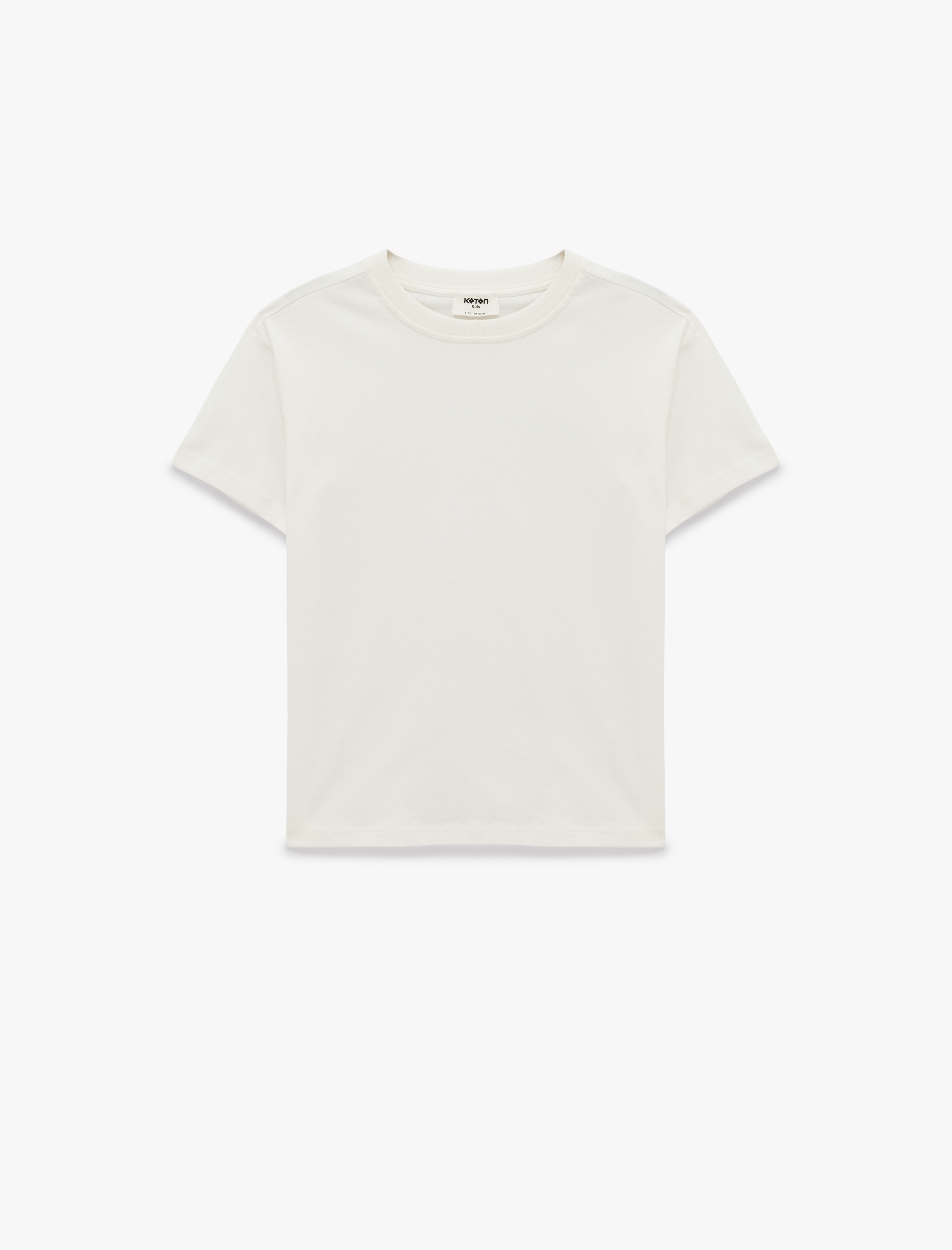  Erkek Çocuk Kısa Kollu Bisiklet Yaka Pamuklu Basic Tişört