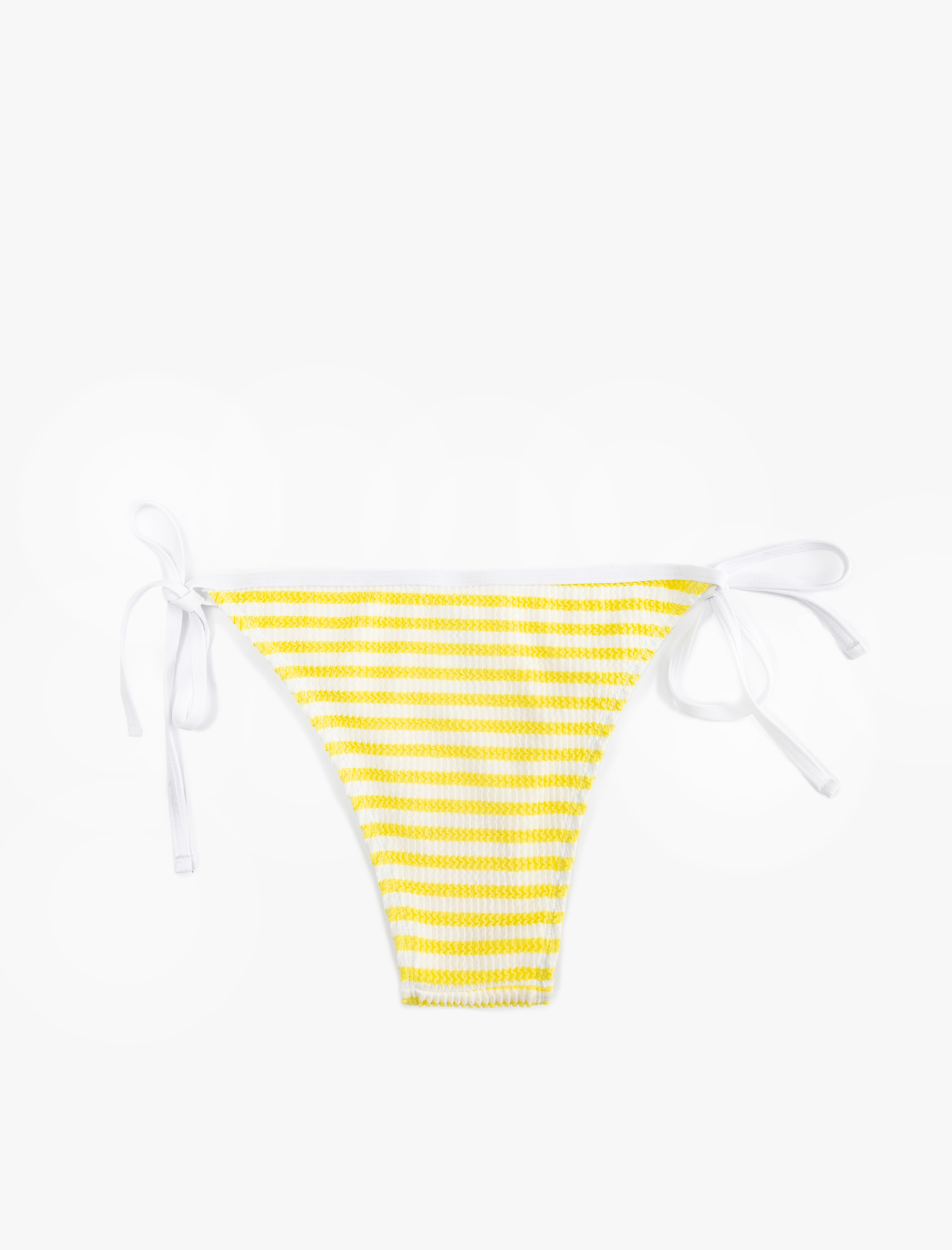   Dokulu İpli Çizgili Bikini Altı