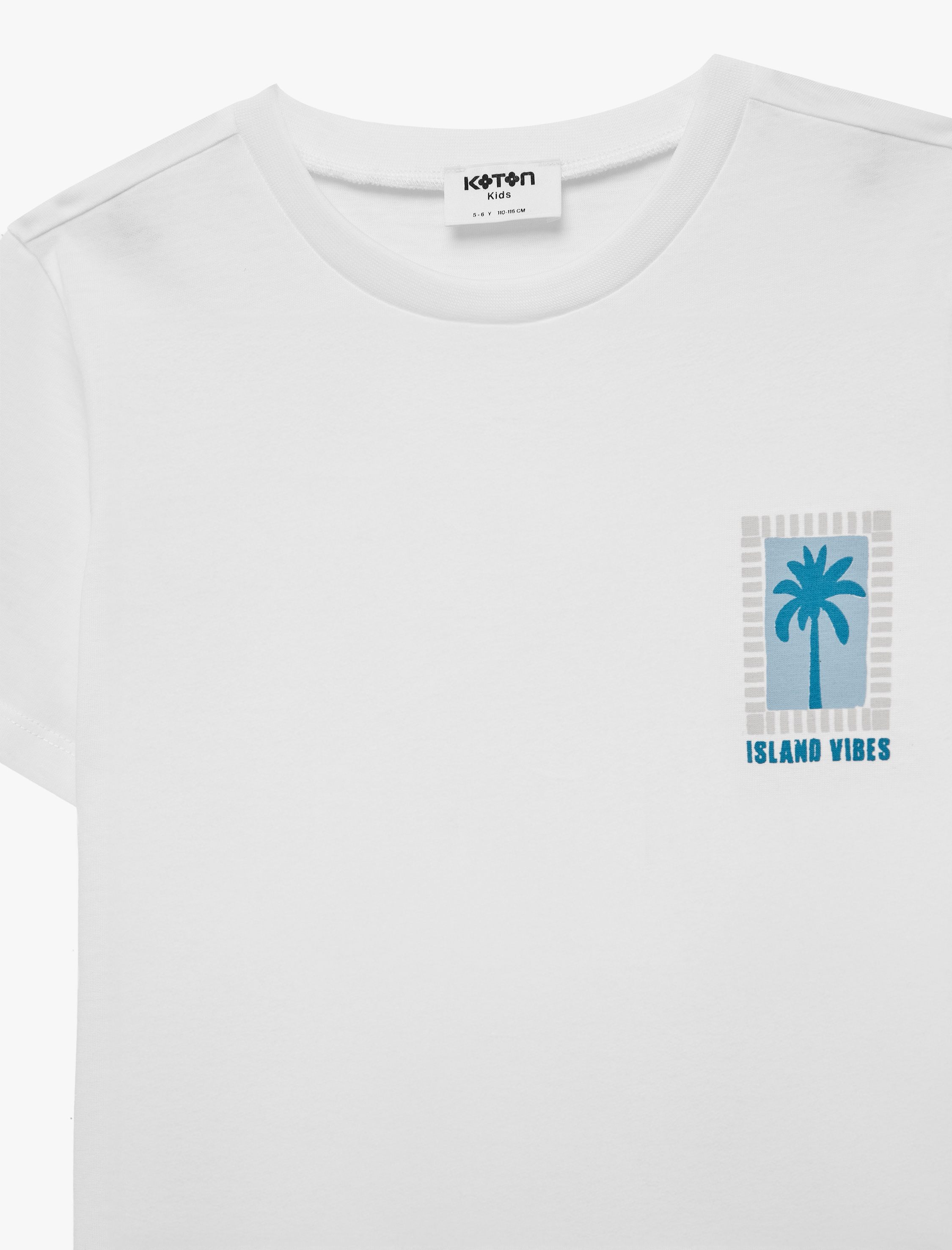  Erkek Çocuk Bisiklet Yaka Kısa Kollu Pamuklu Baskılı Tişört