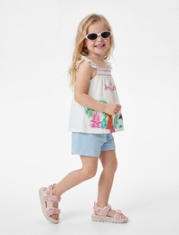 Beli Lastikli Basic Mini Şort