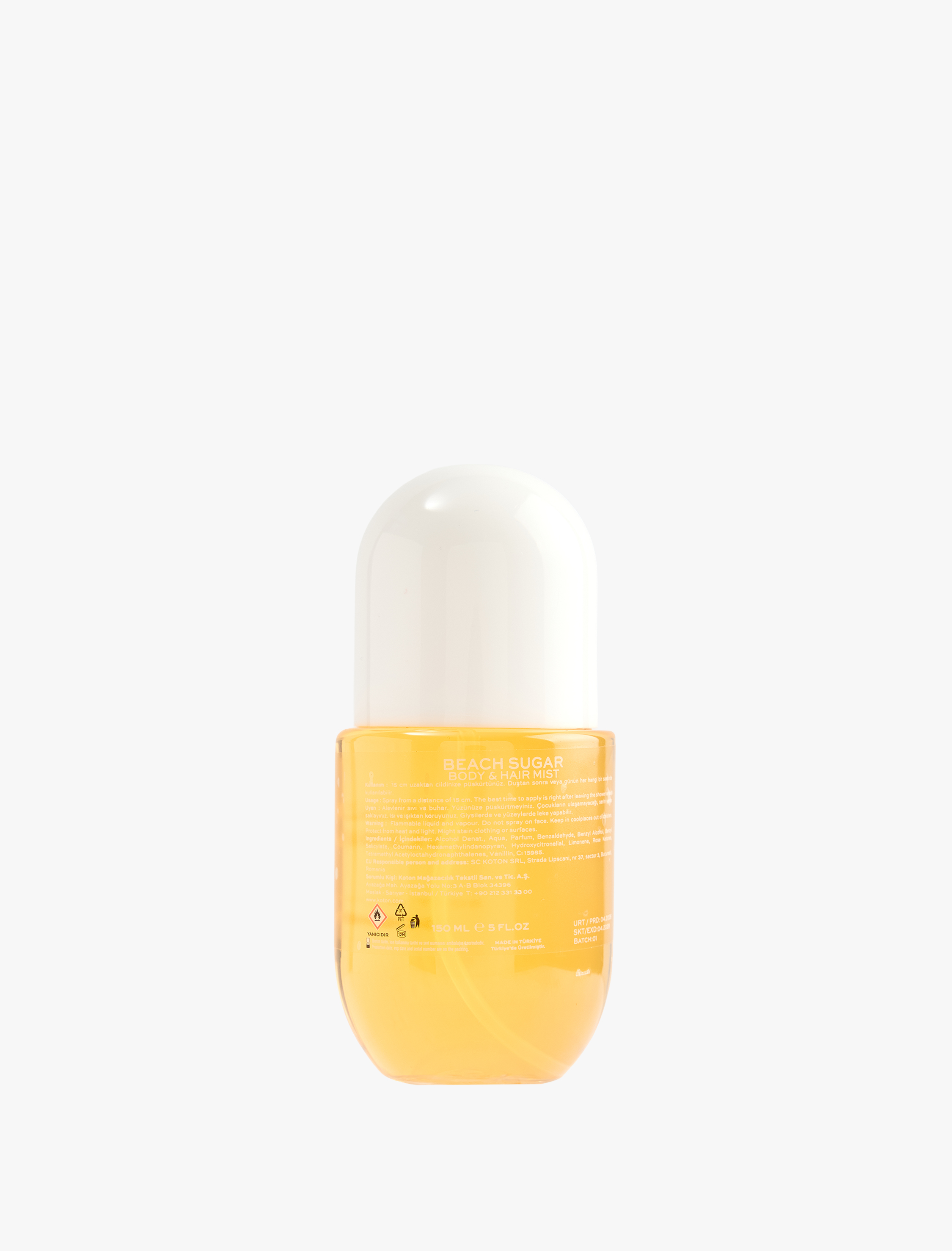  Kadın Beach Sugar Vücut Spreyi 150 ML