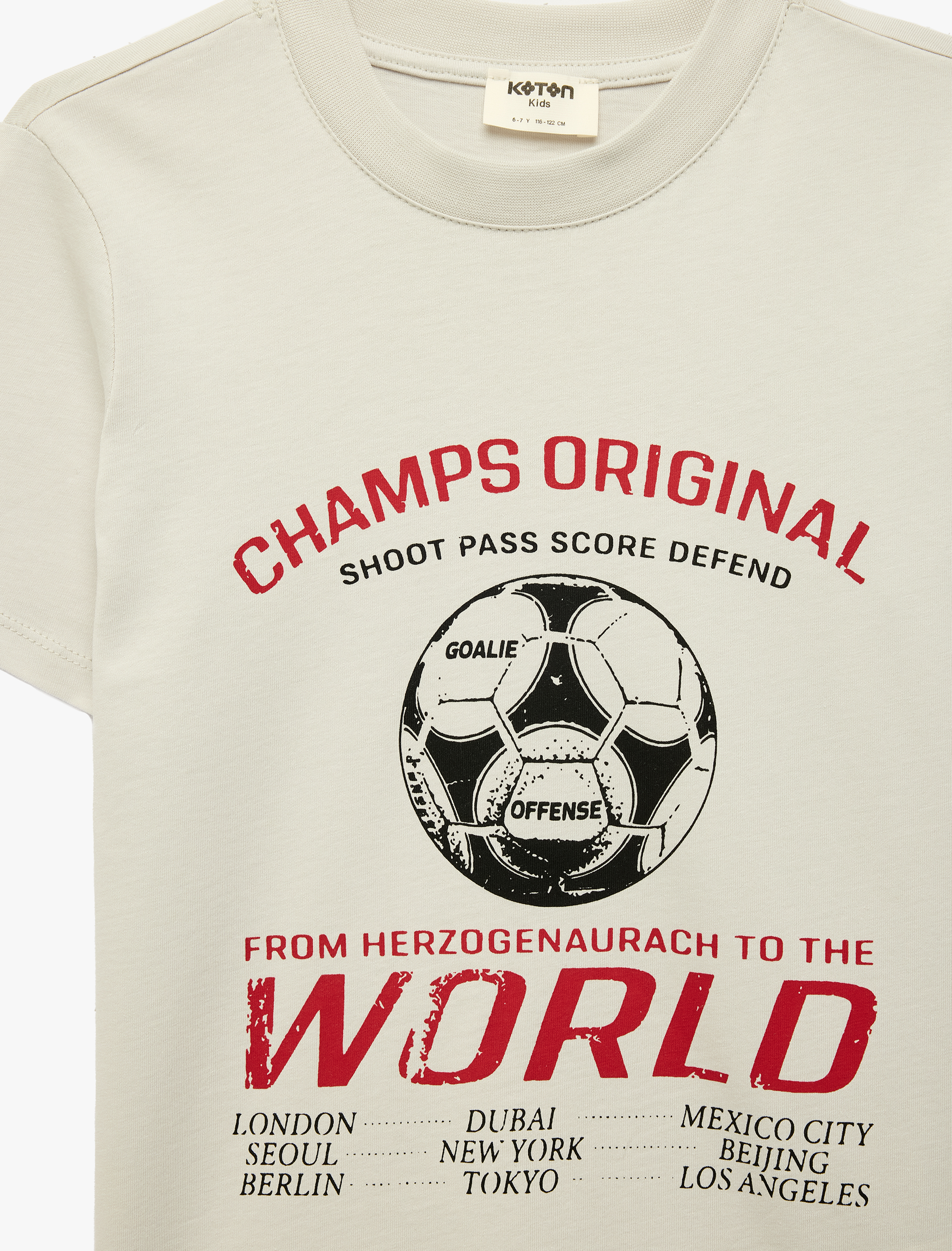  Erkek Çocuk Bisiklet Yaka Kısa Kollu Pamuklu Baskılı Tişört