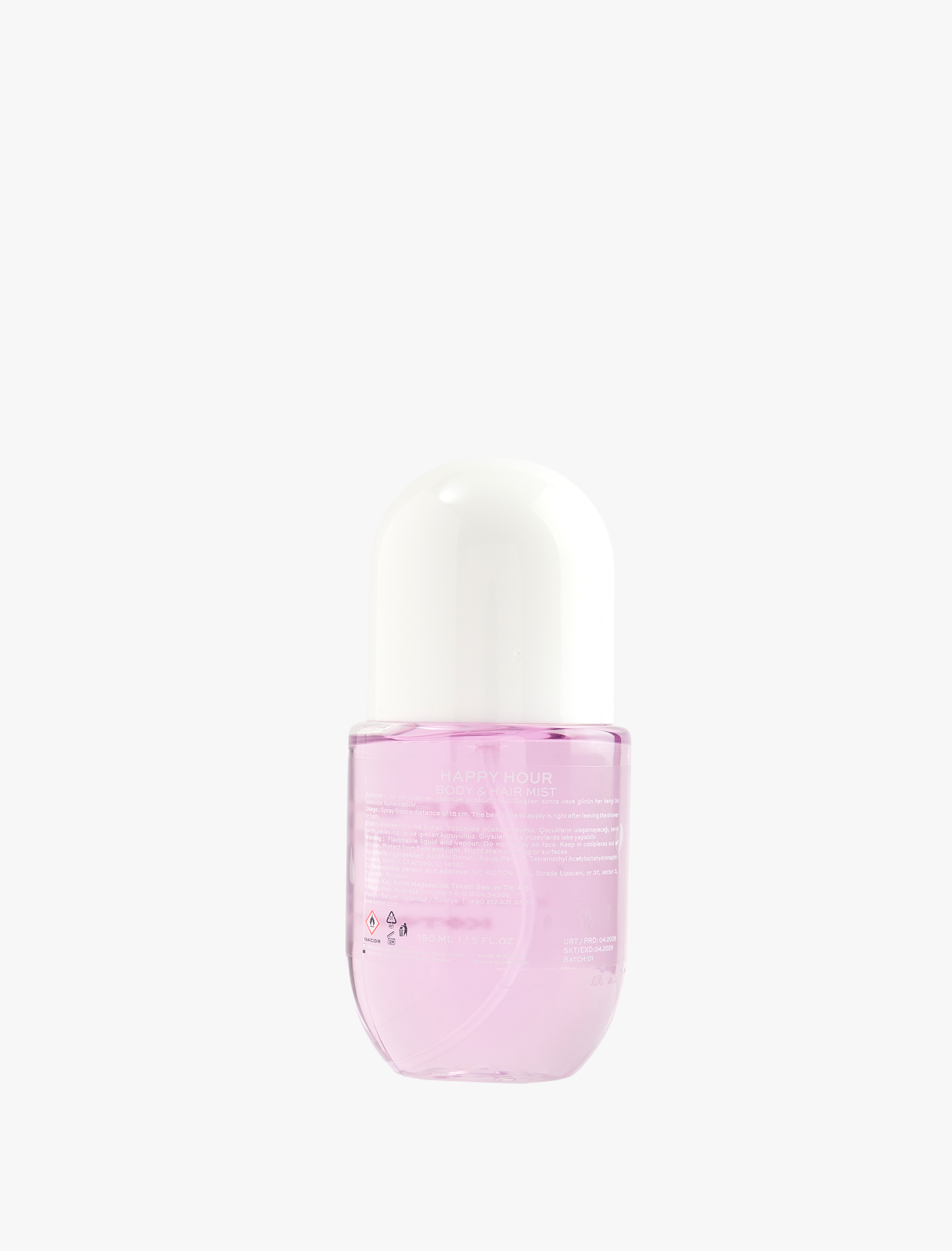  Kadın Happy Hour Vücut Spreyi 150 ML