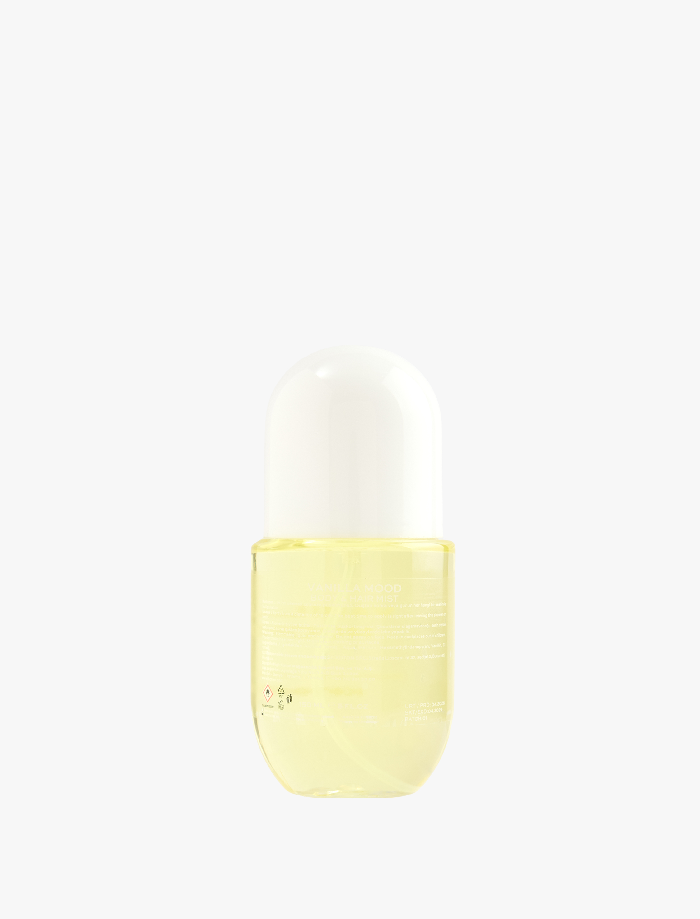  Kadın Vanilla Mood Vücut Spreyi 150 ML