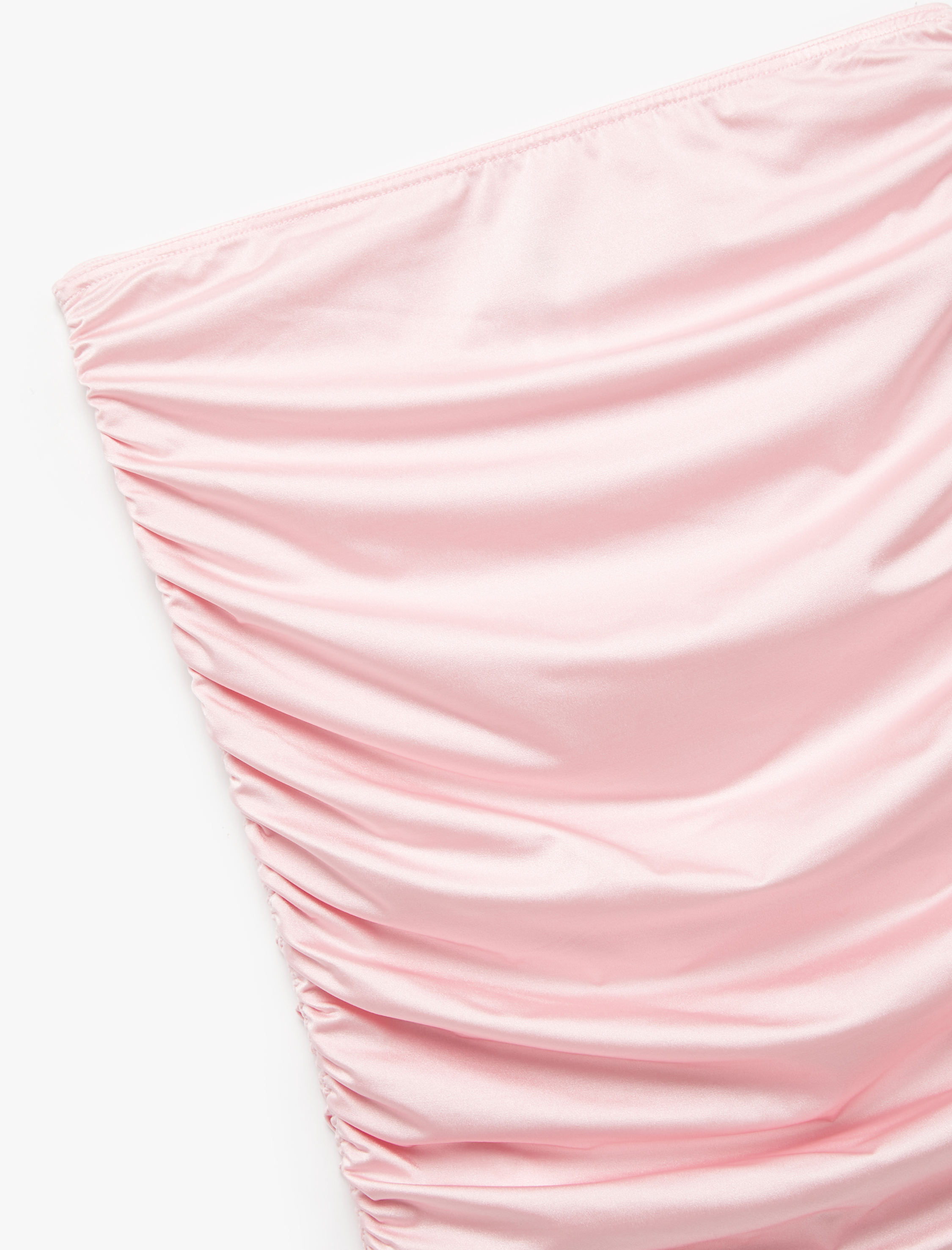   Drapeli Parlak Mini Pareo Etek