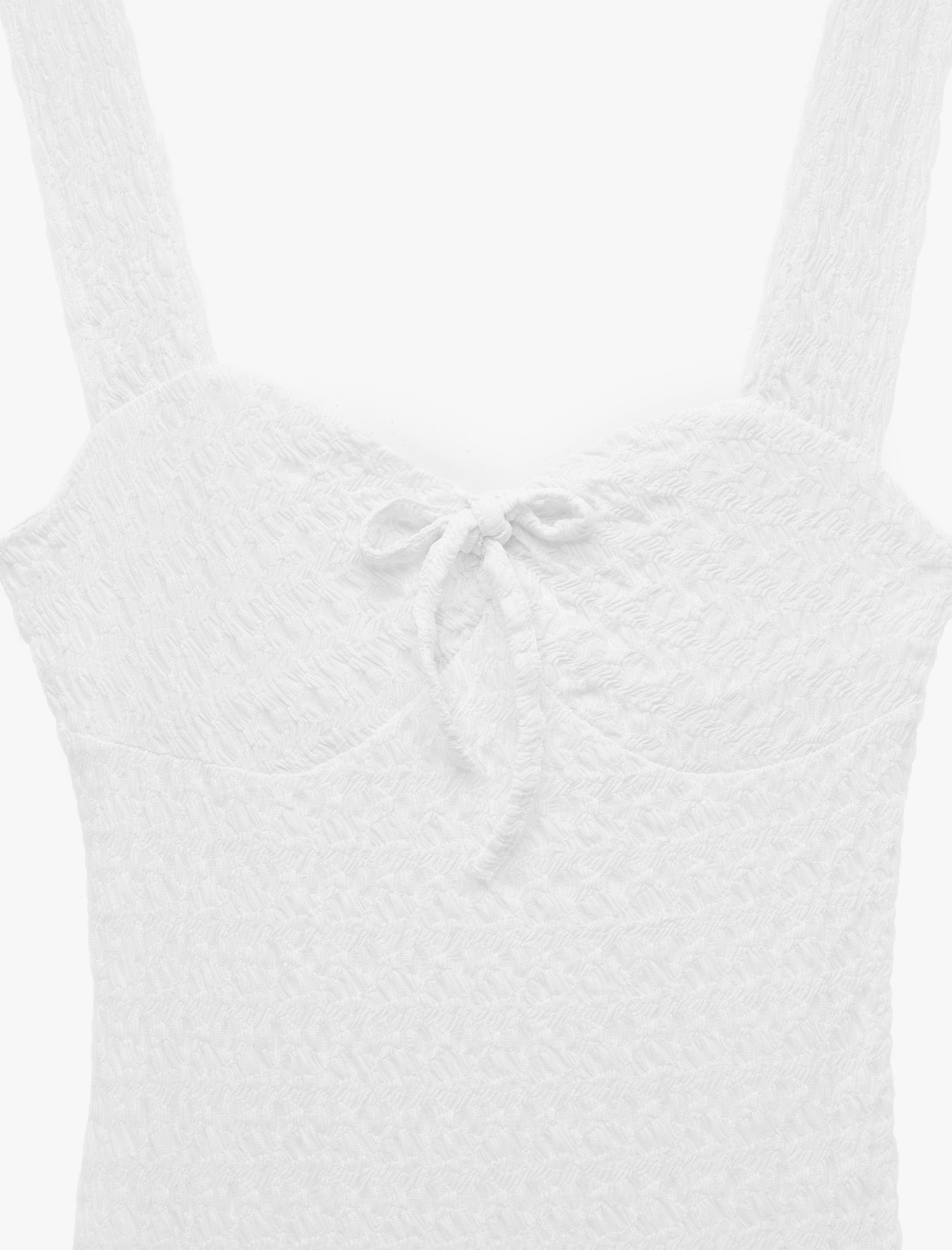   Bürümcük Kumaş Kalp Yaka Kolsuz Uzun Bodycon Elbise
