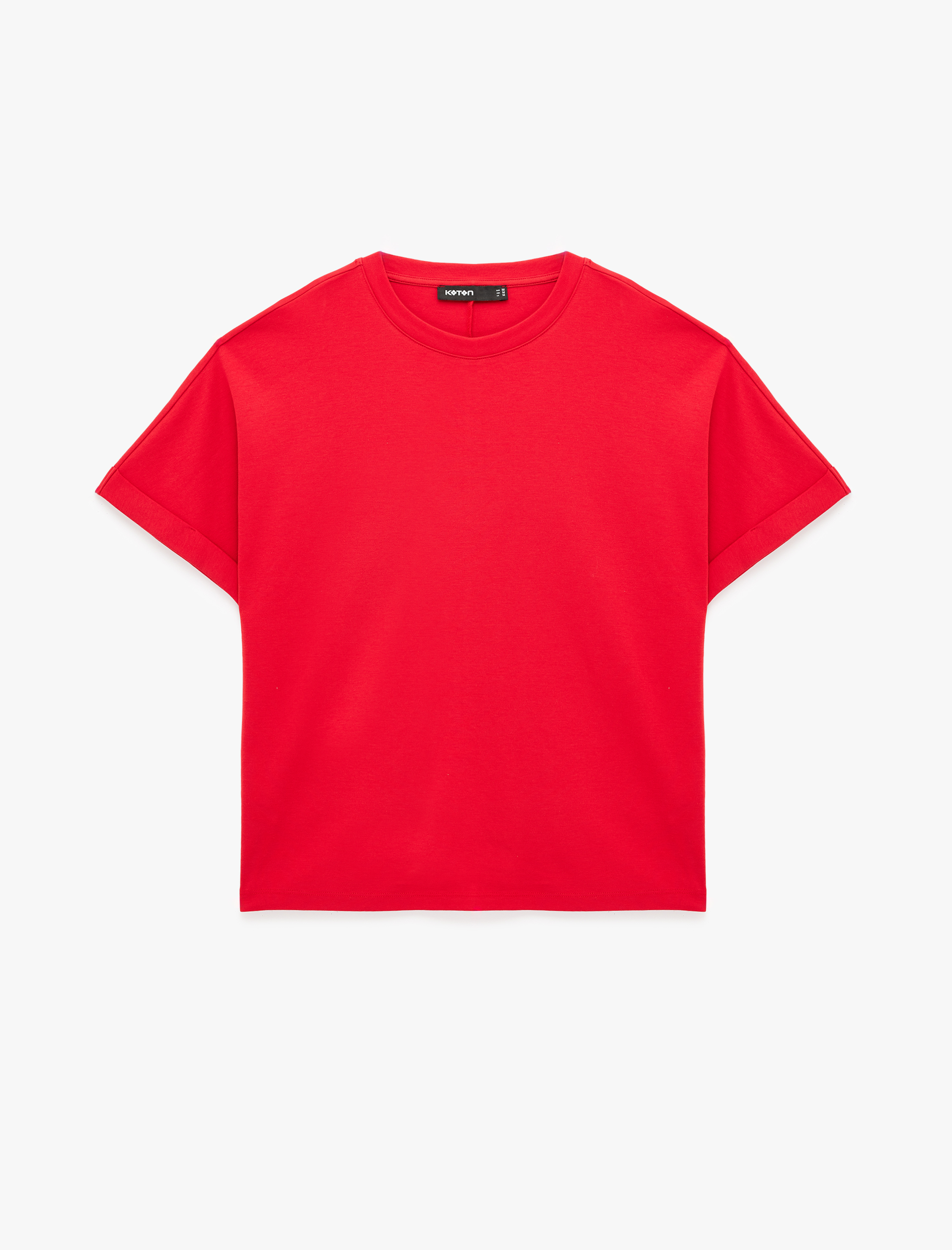   Pamuklu Regular Fit Kısa Kollu Bisiklet Yaka Basic Tişört