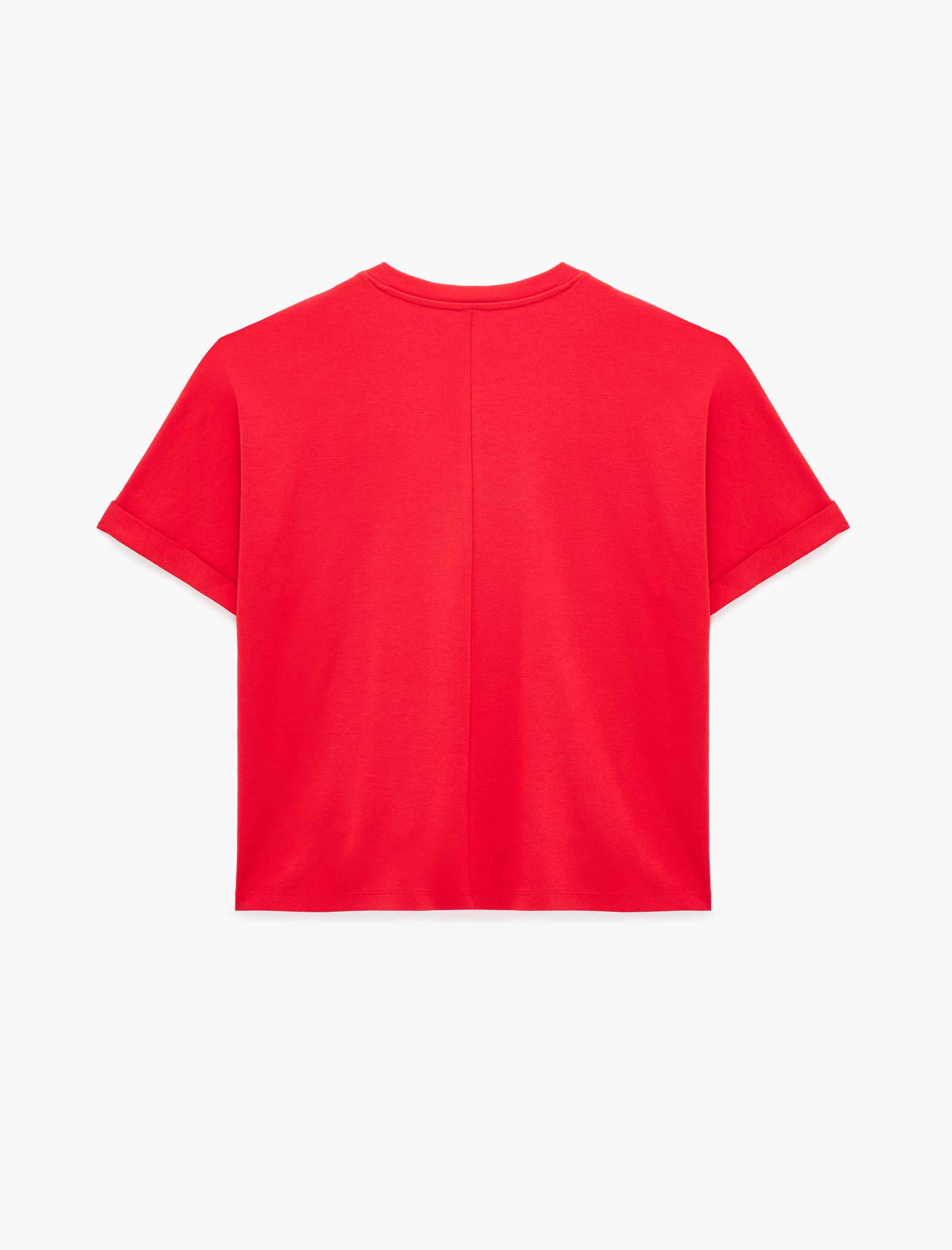   Pamuklu Regular Fit Kısa Kollu Bisiklet Yaka Basic Tişört