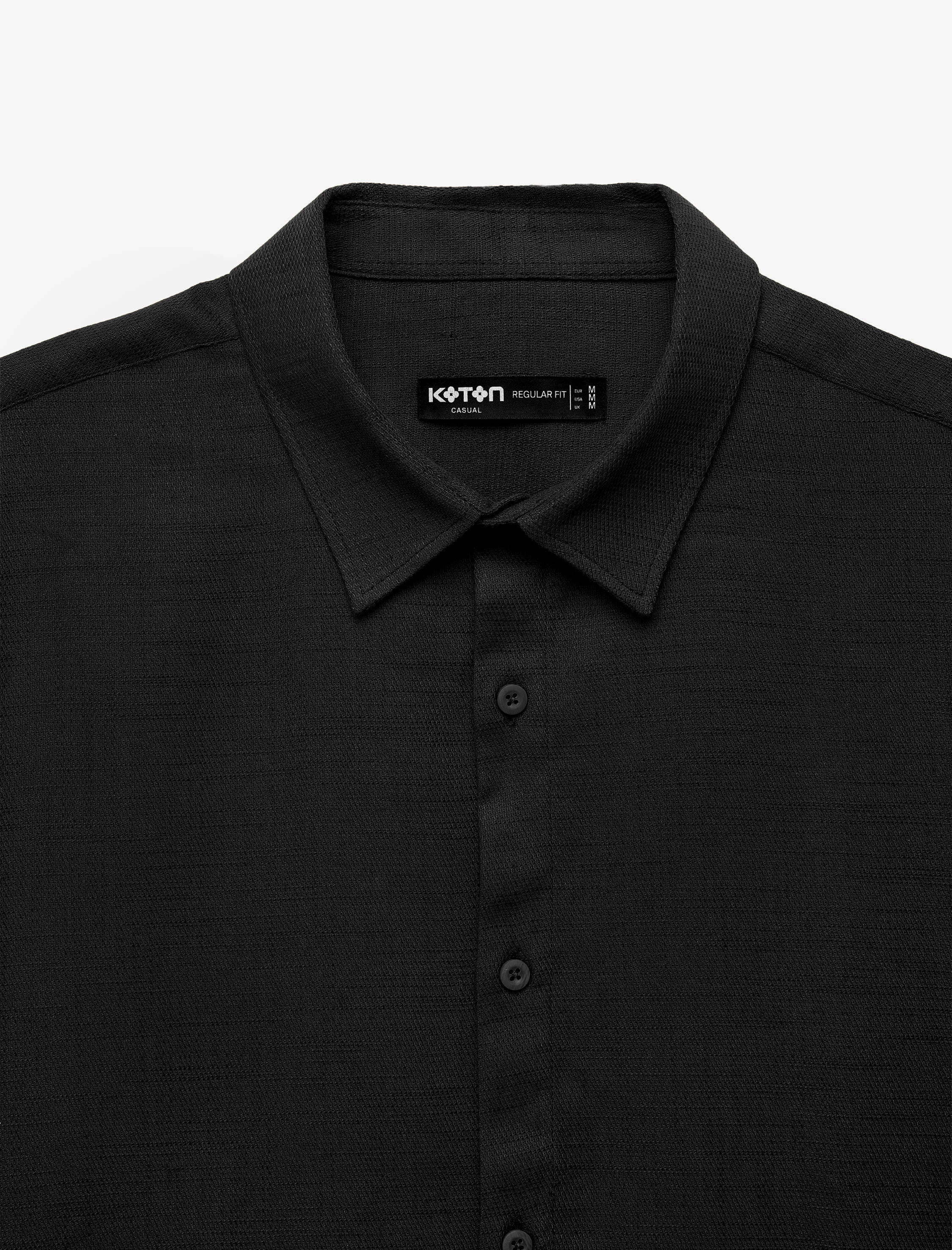   Pamuklu Klasik Yaka Regular Fit Kısa Kollu Gömlek