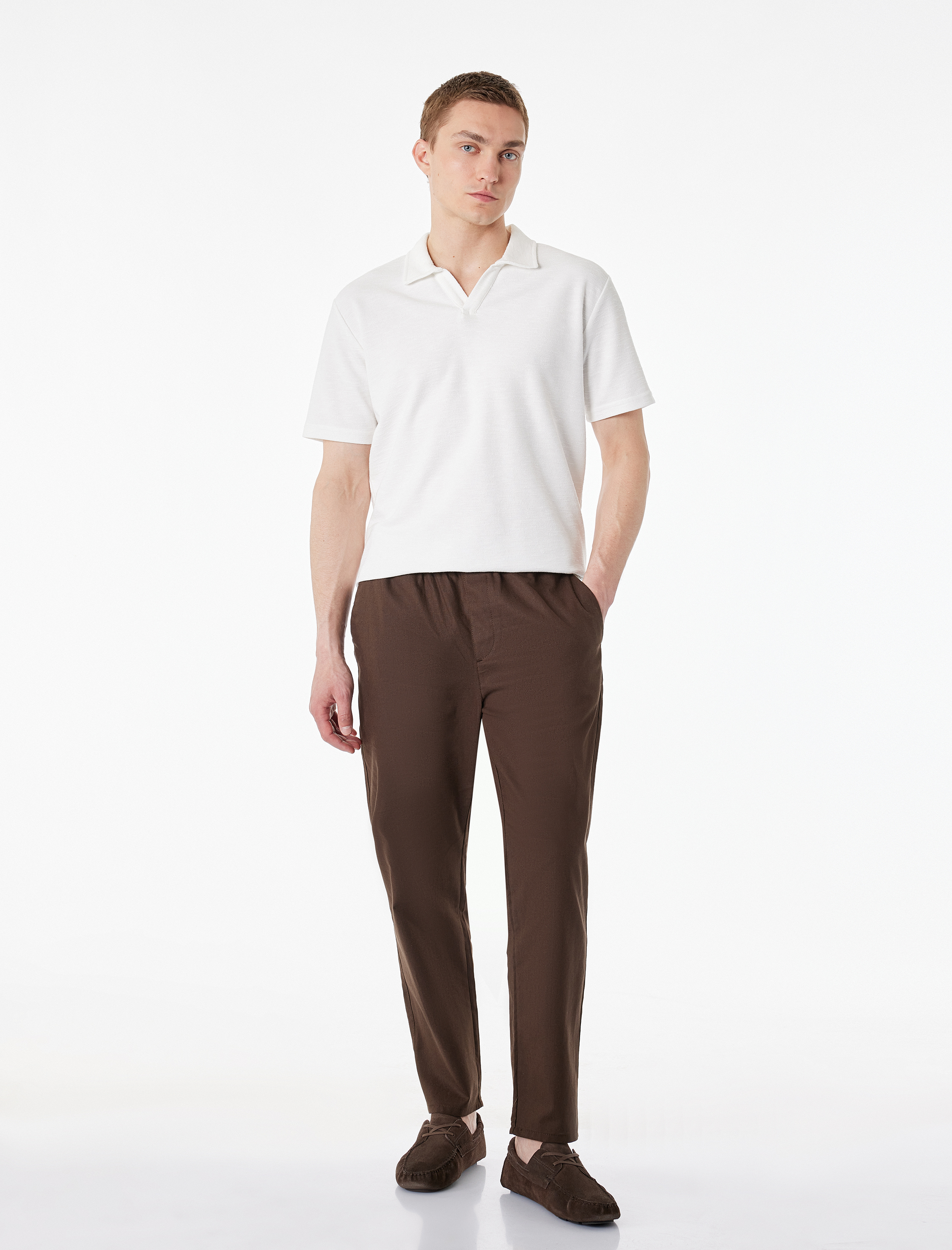   Regular Fit Kısa Kollu Basic Polo Yaka Tişört