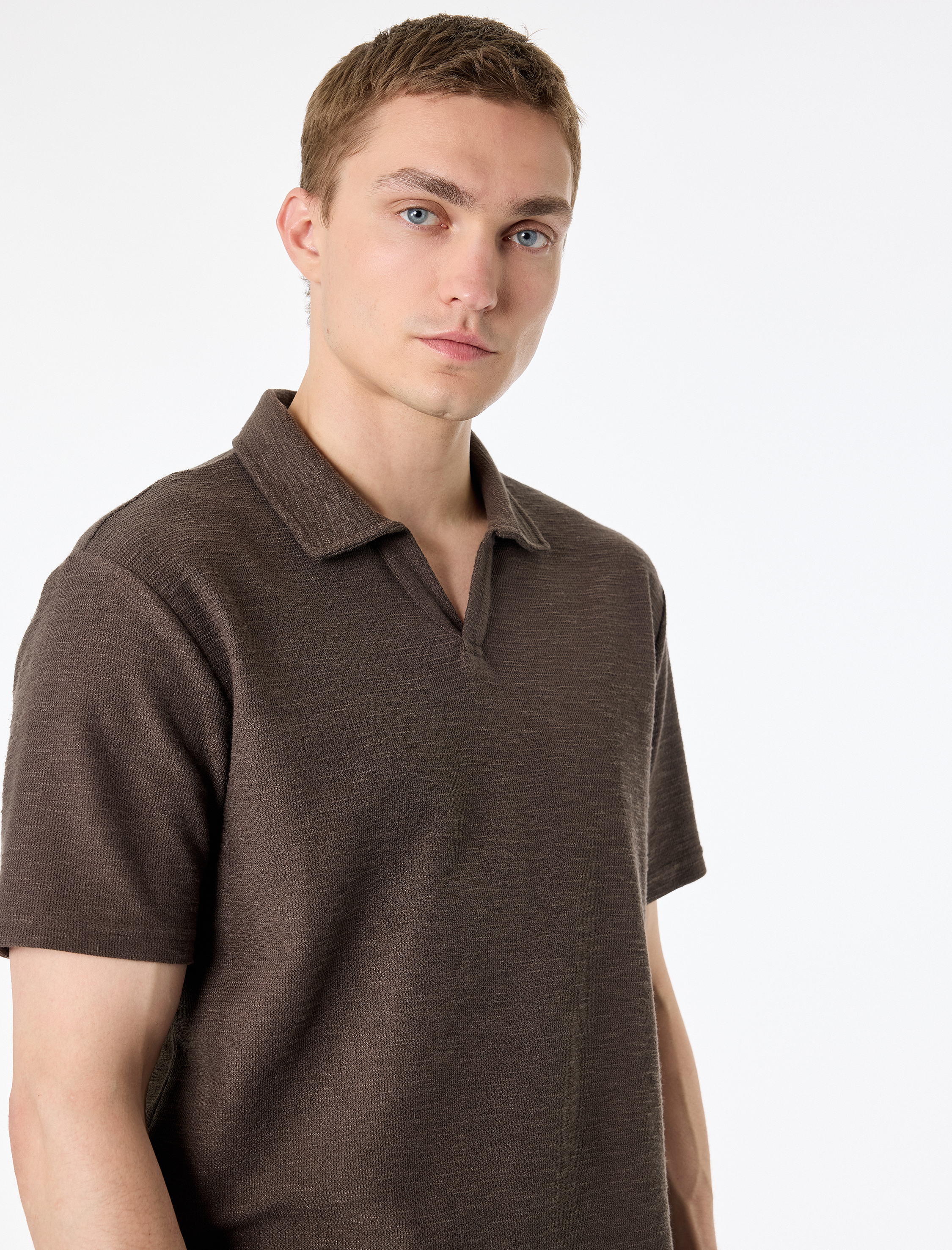   Regular Fit Kısa Kollu Basic Polo Yaka Tişört
