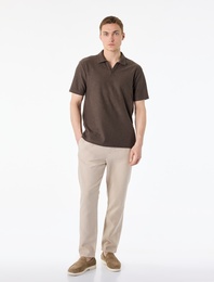 Regular Fit Kısa Kollu Basic Polo Yaka Tişört