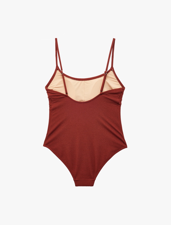  İnce Askılı Bisiklet Yaka Mayo