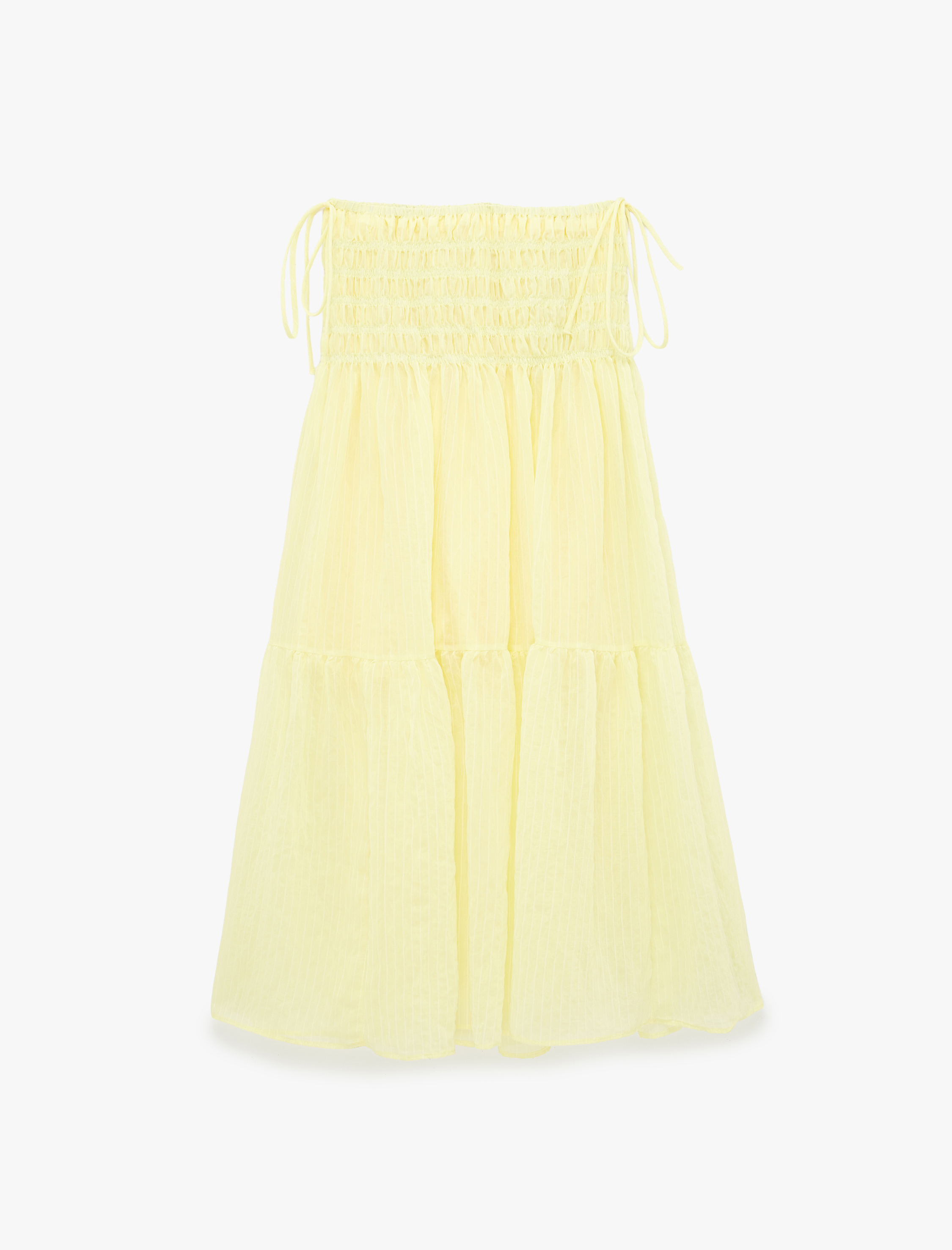   Bol Kalıp Gipeli Midi Kloş Etek