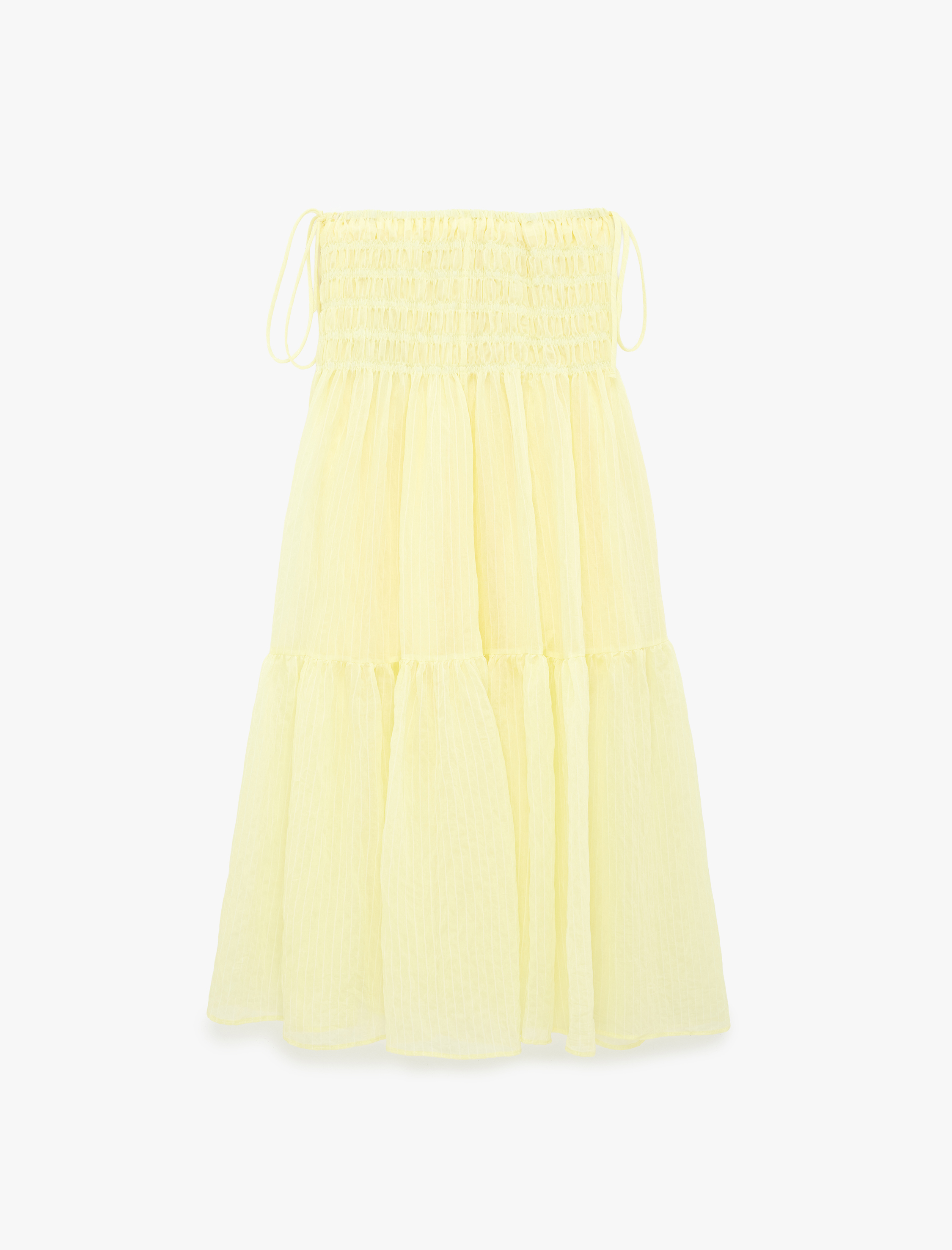   Bol Kalıp Gipeli Midi Kloş Etek