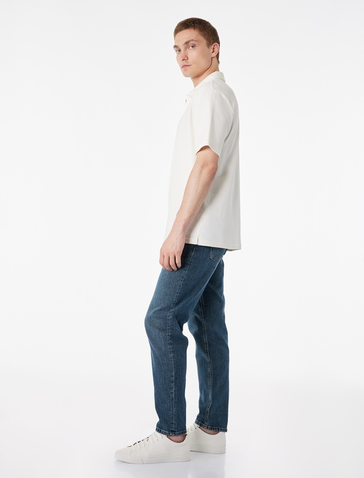  Regular Fit Pamuklu Tapered Jean Pantolon - Joe Jean