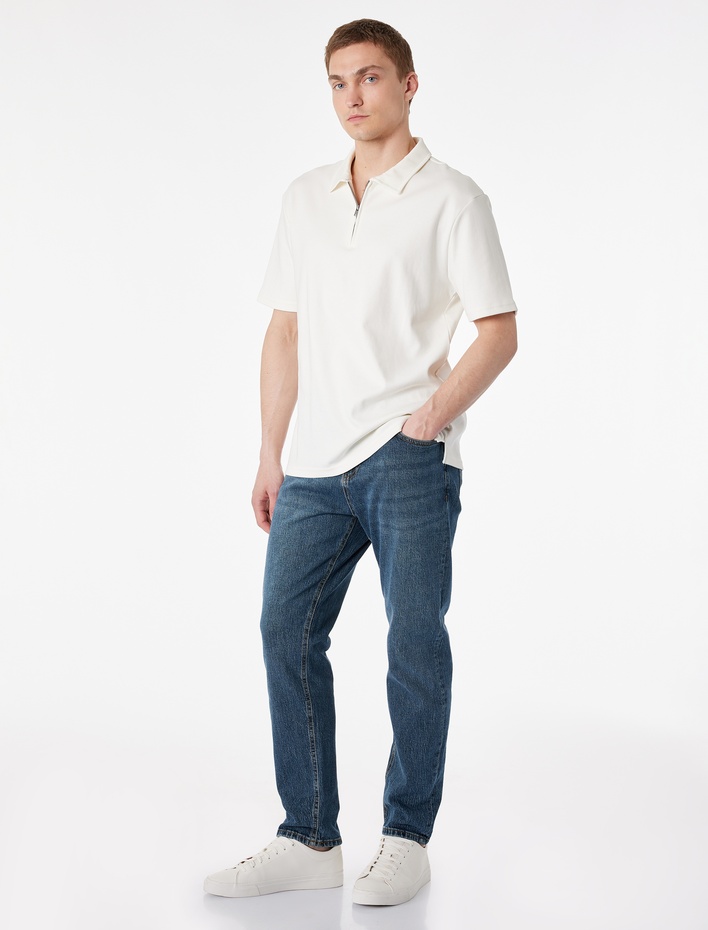 Regular Fit Pamuklu Tapered Jean Pantolon - Joe Jean