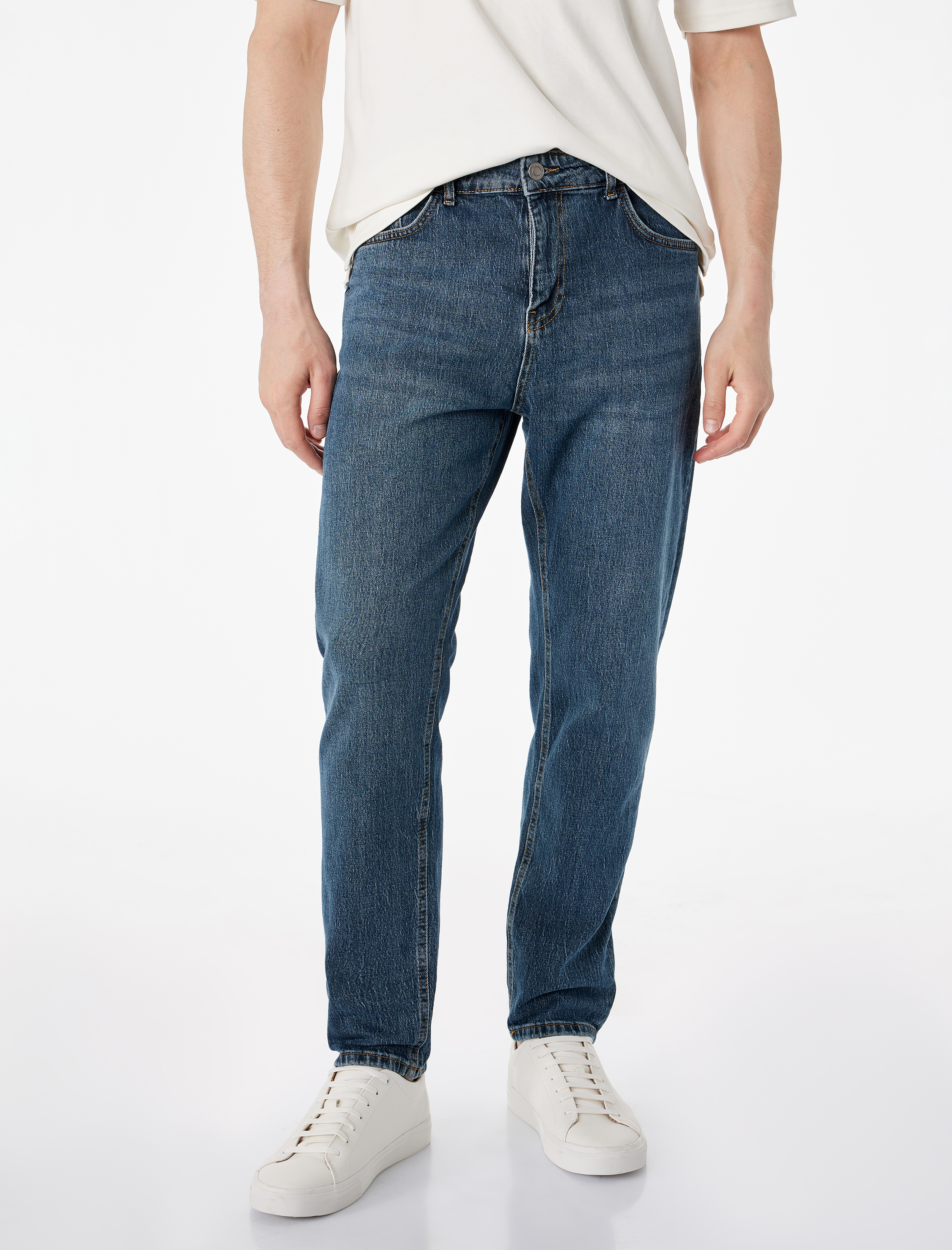   Regular Fit Pamuklu Tapered Jean Pantolon - Joe Jean
