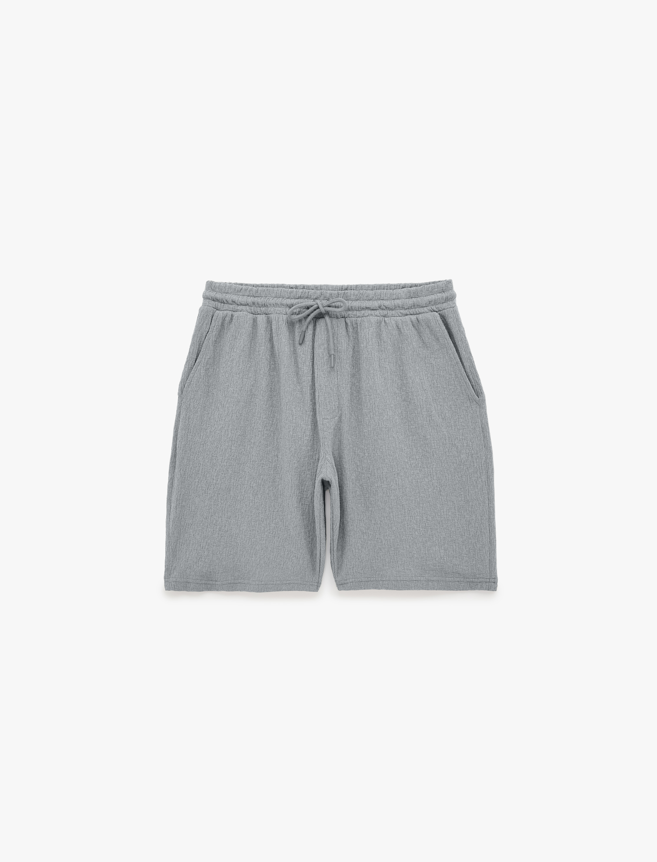   Regular Fit Pamuklu Cepli Bermuda Beli Bağcıklı Şort