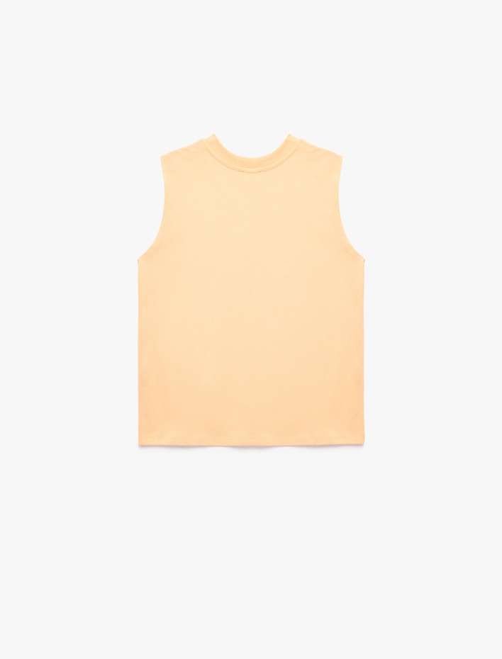 Erkek Çocuk Pamuklu Kolsuz Bisiklet Yaka Basic Atlet