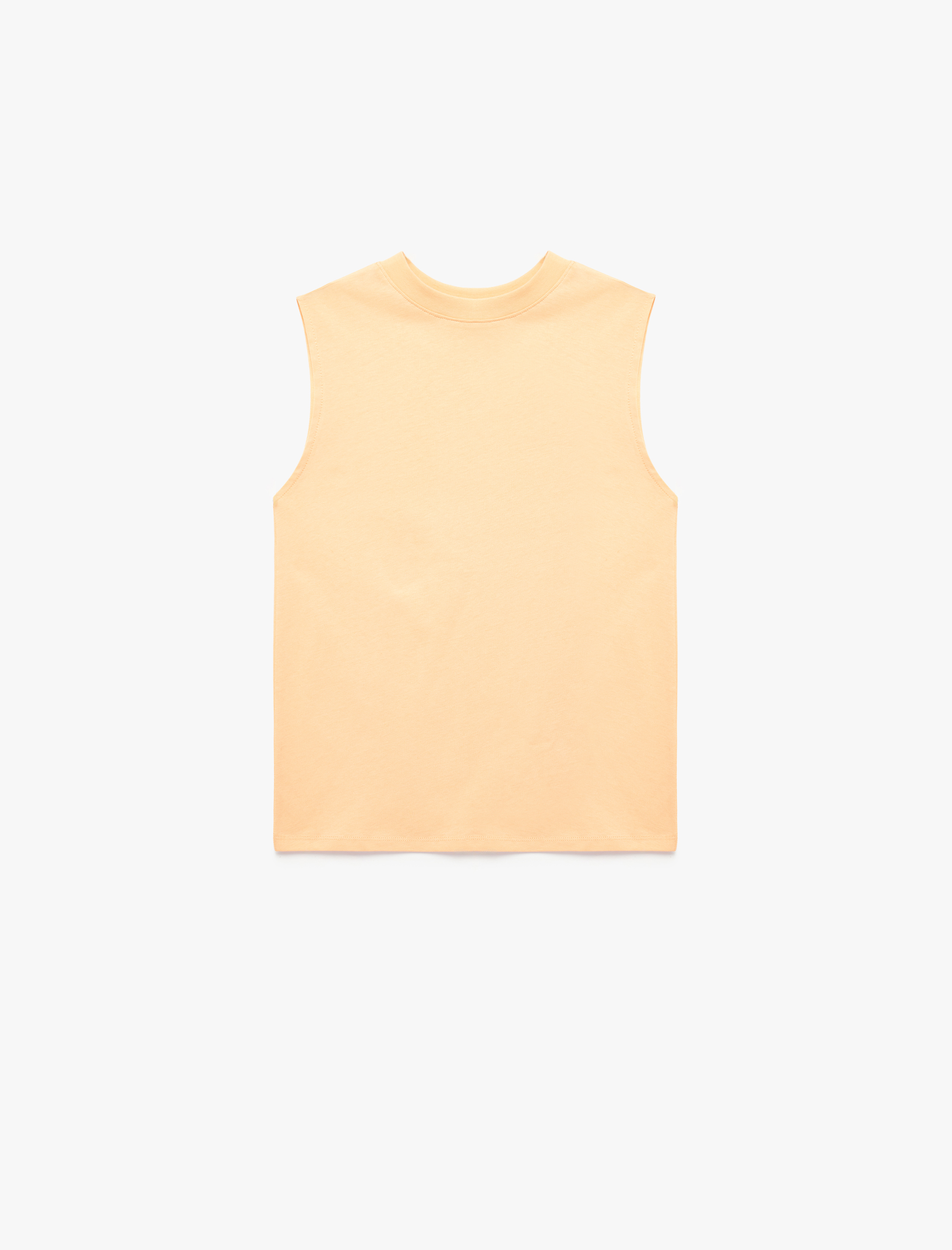  Erkek Çocuk Pamuklu Kolsuz Bisiklet Yaka Basic Atlet