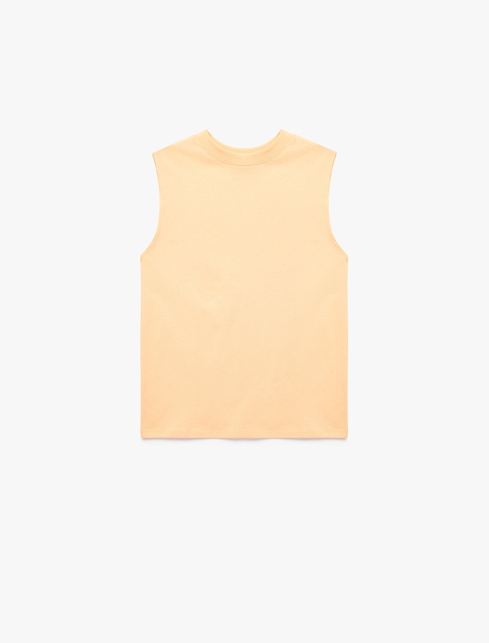 Erkek Çocuk Pamuklu Kolsuz Bisiklet Yaka Basic Atlet