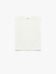 Pamuklu Bisiklet Yaka Kolsuz Basic Tişört