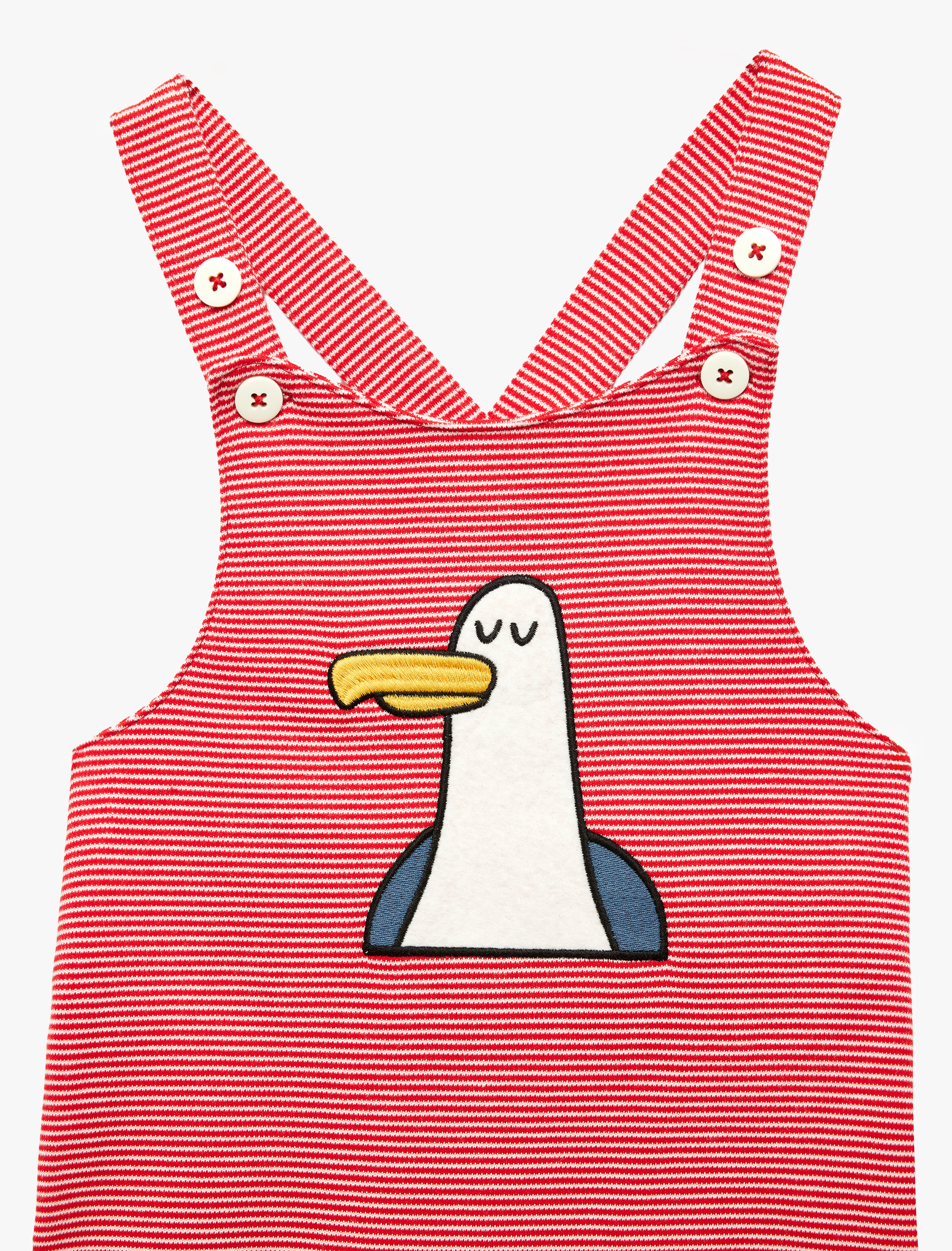  Erkek Bebek İnce Askılı Kolsuz Nakış Detaylı Tulum