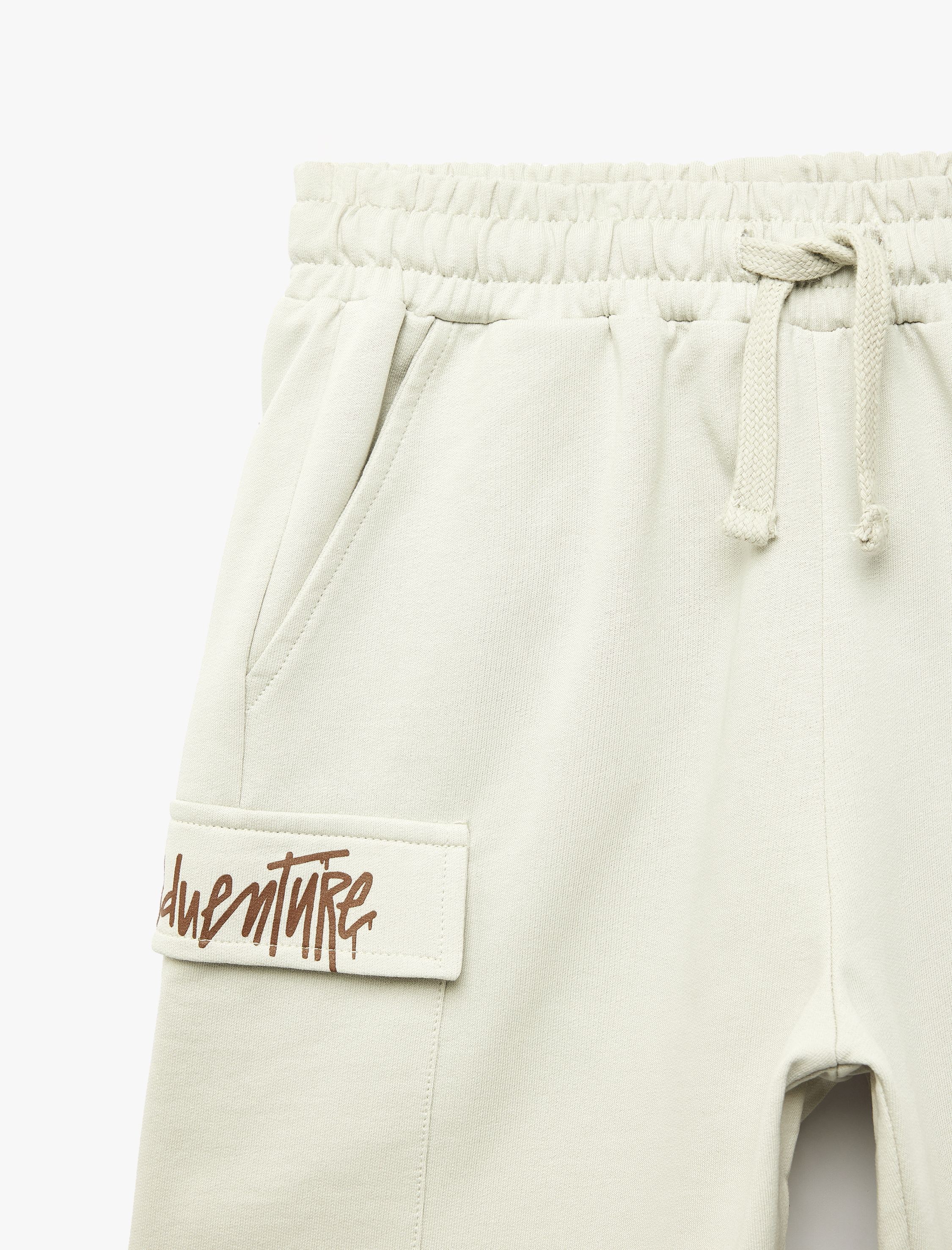  Erkek Çocuk Cep Detaylı Rahat Kesim Pamuklu Kargo Şort