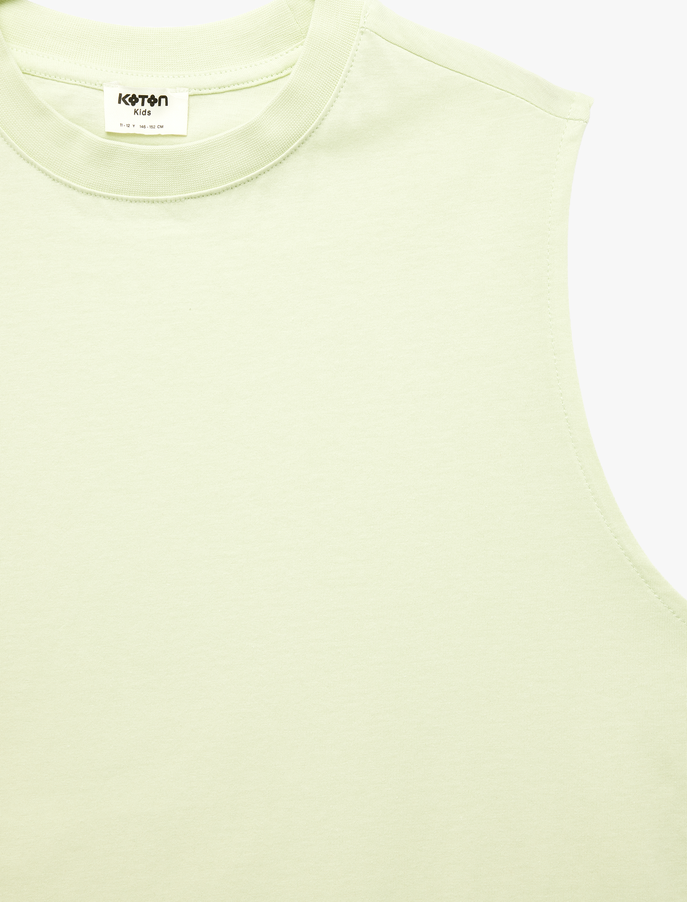  Erkek Çocuk Pamuklu Kolsuz Bisiklet Yaka Basic Atlet