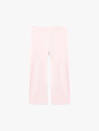 Cep Detaylı Geniş Paça Pantolon