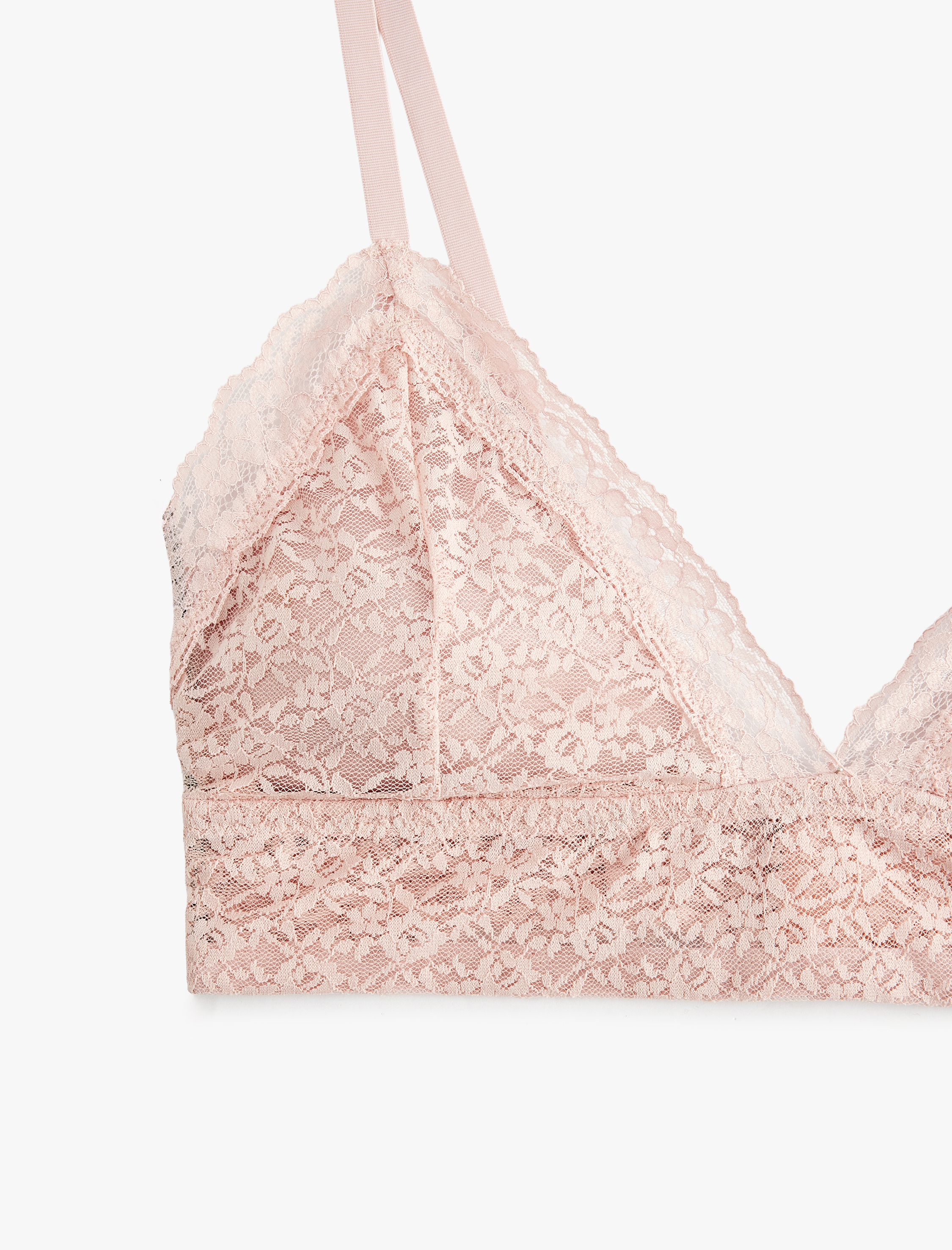   Rahat Kalıp Dolgusuz Balensiz Dantelli Sütyen