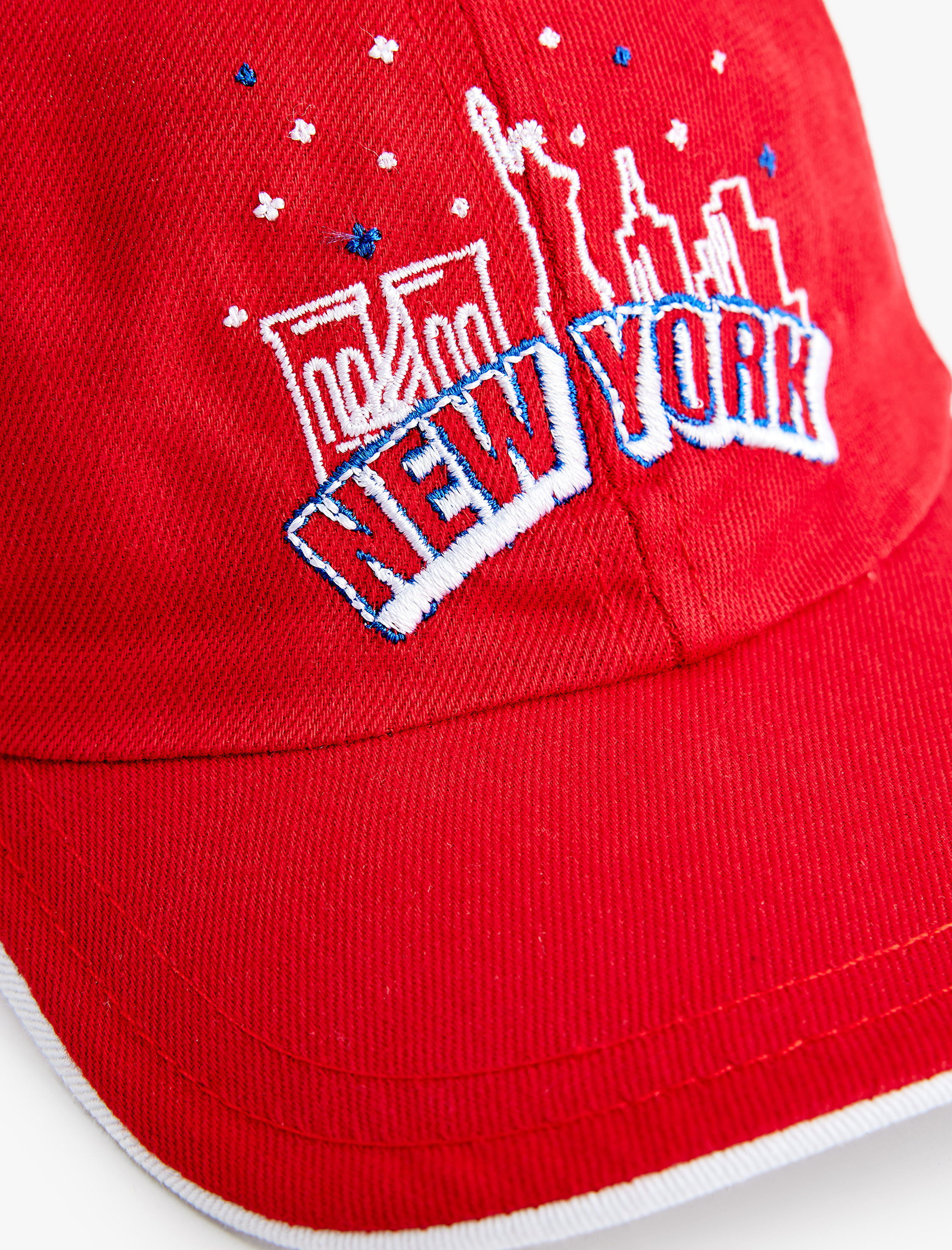  Erkek Çocuk Pamuklu Nakış Detaylı Kep Şapka