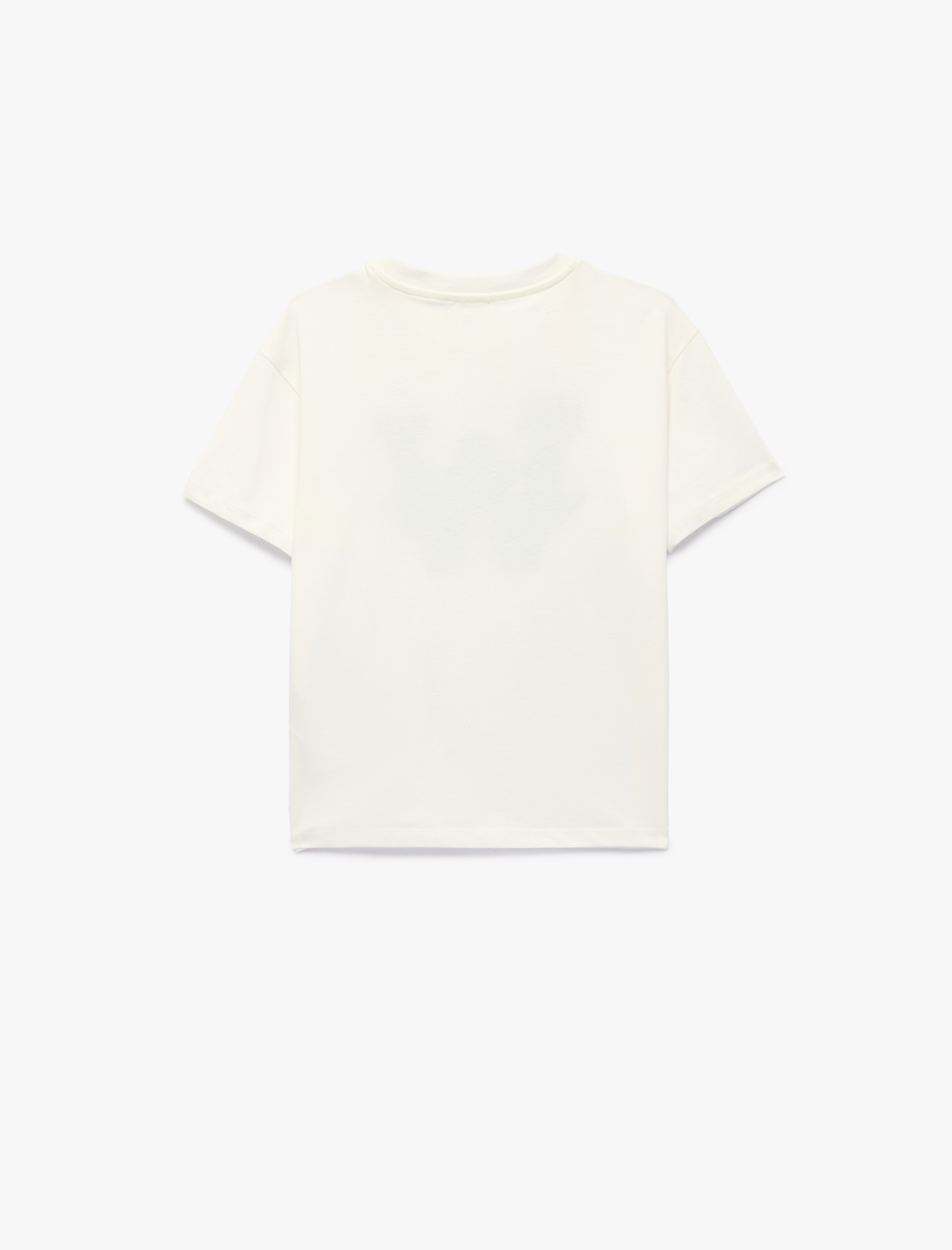  Erkek Çocuk Pamuklu Kısa Kollu Bisiklet Yaka Baskılı Tişört