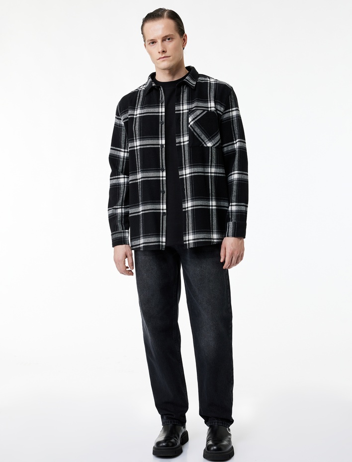  Pamuklu Normal Bel Vintage Straight Fit Jean Pantolon