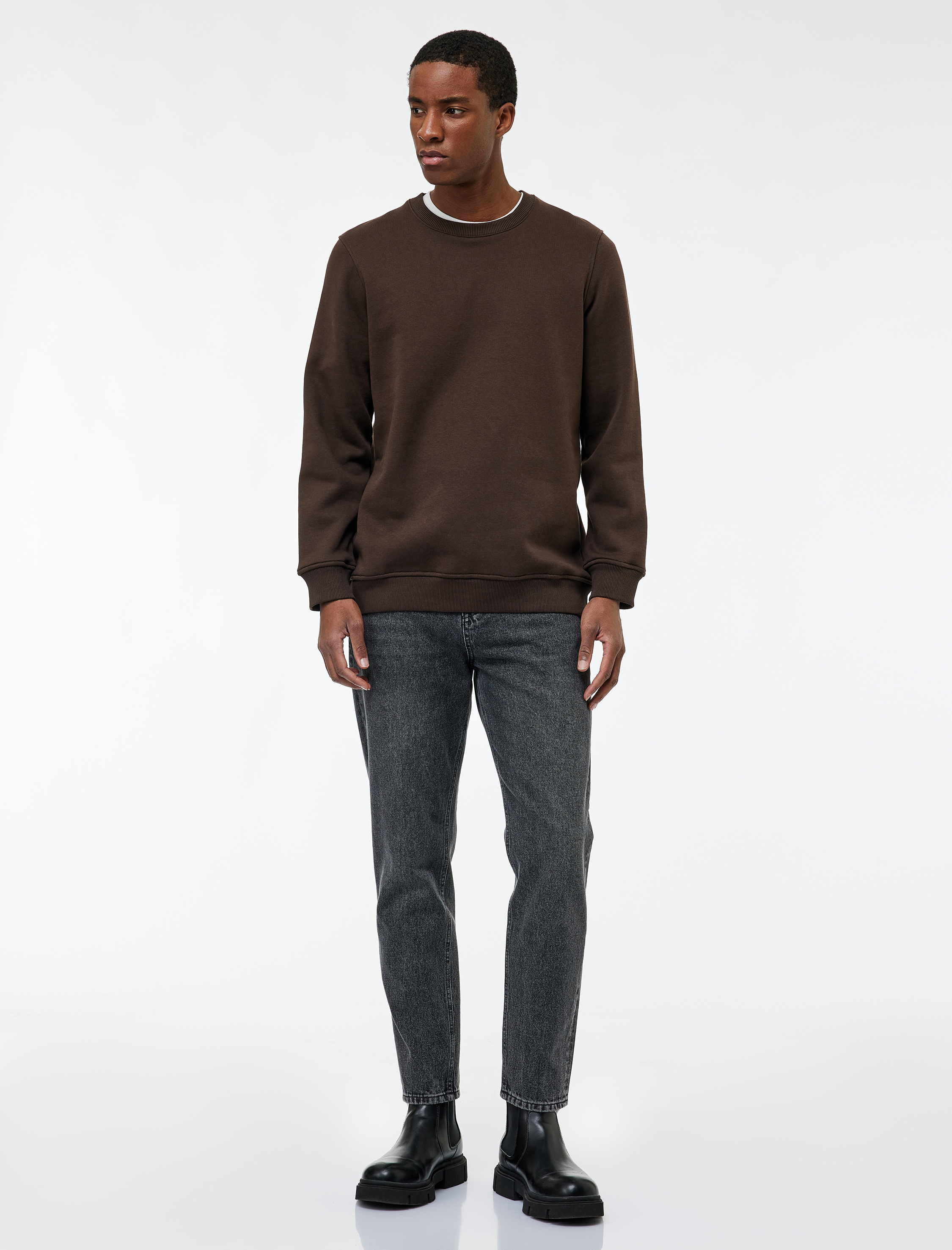   Regular Fit Pamuklu Normal Bel Tapered Jean Pantolon