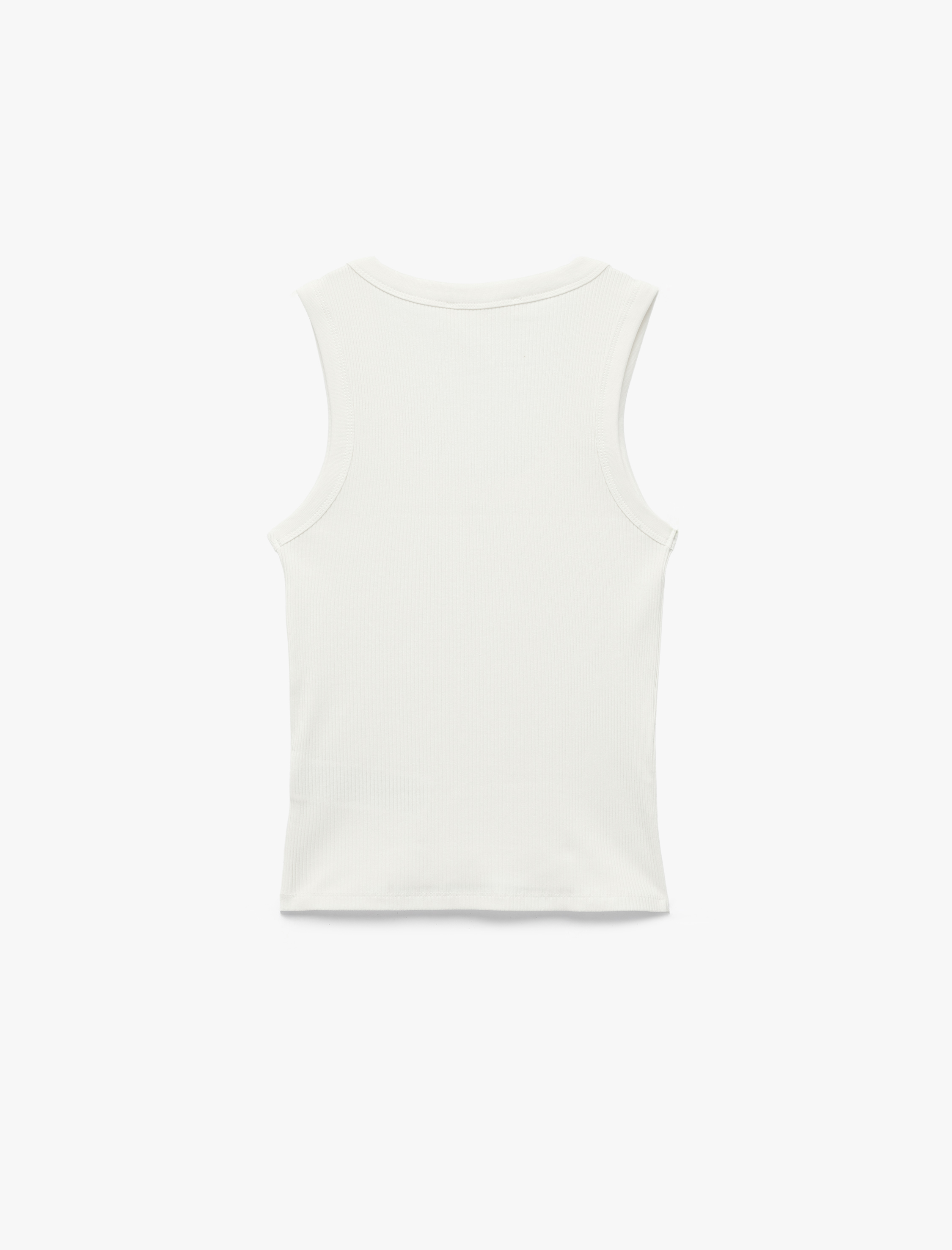   Pamuklu U Yaka Slim Fit Atlet