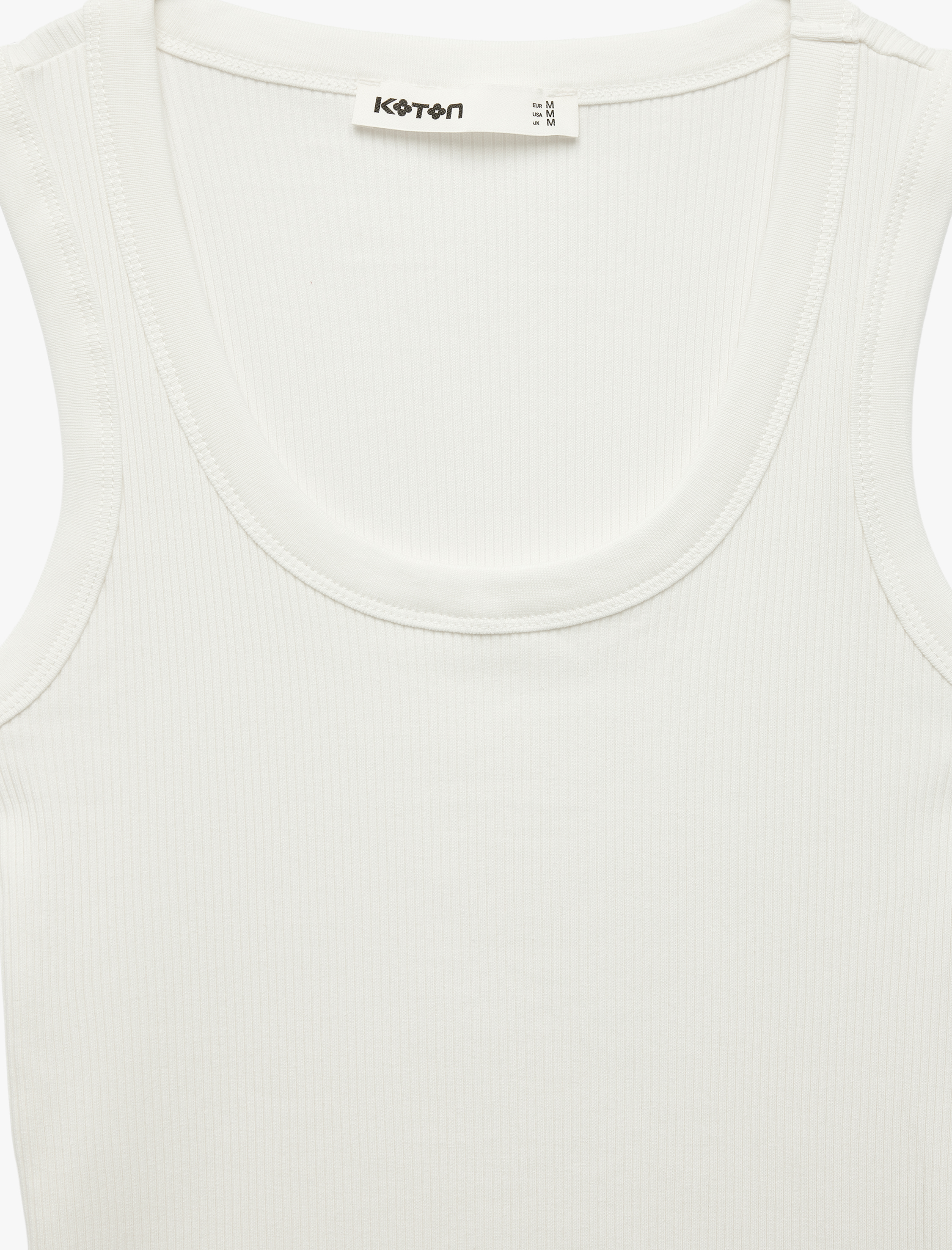   Pamuklu U Yaka Slim Fit Atlet