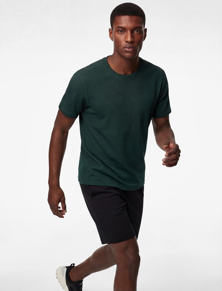  Kısa Kollu Regular Fit Bisiklet Yaka Basic Spor Tişört