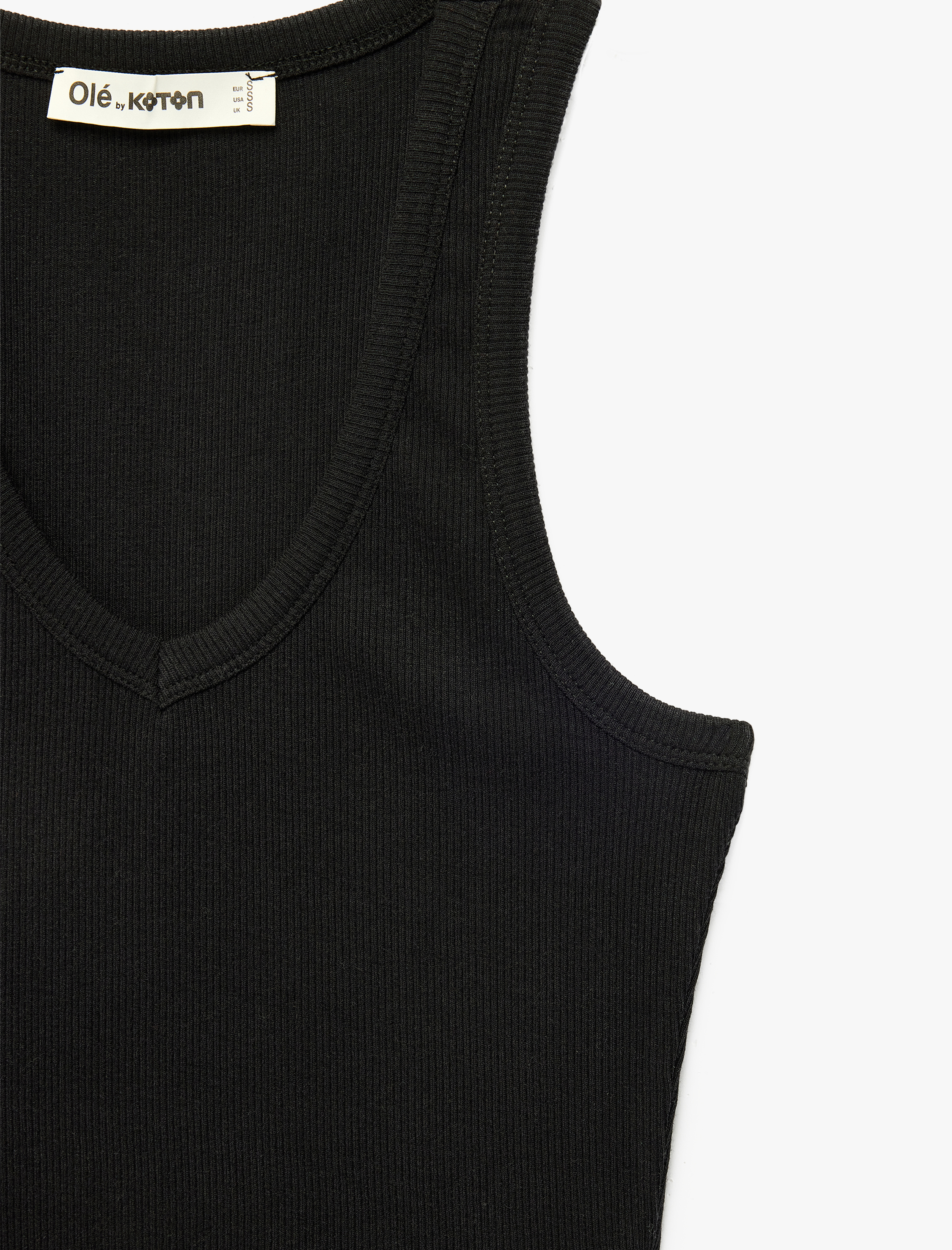   Kaşkorse Modal Karışımlı V Yaka Kolsuz Slim Fit Atlet