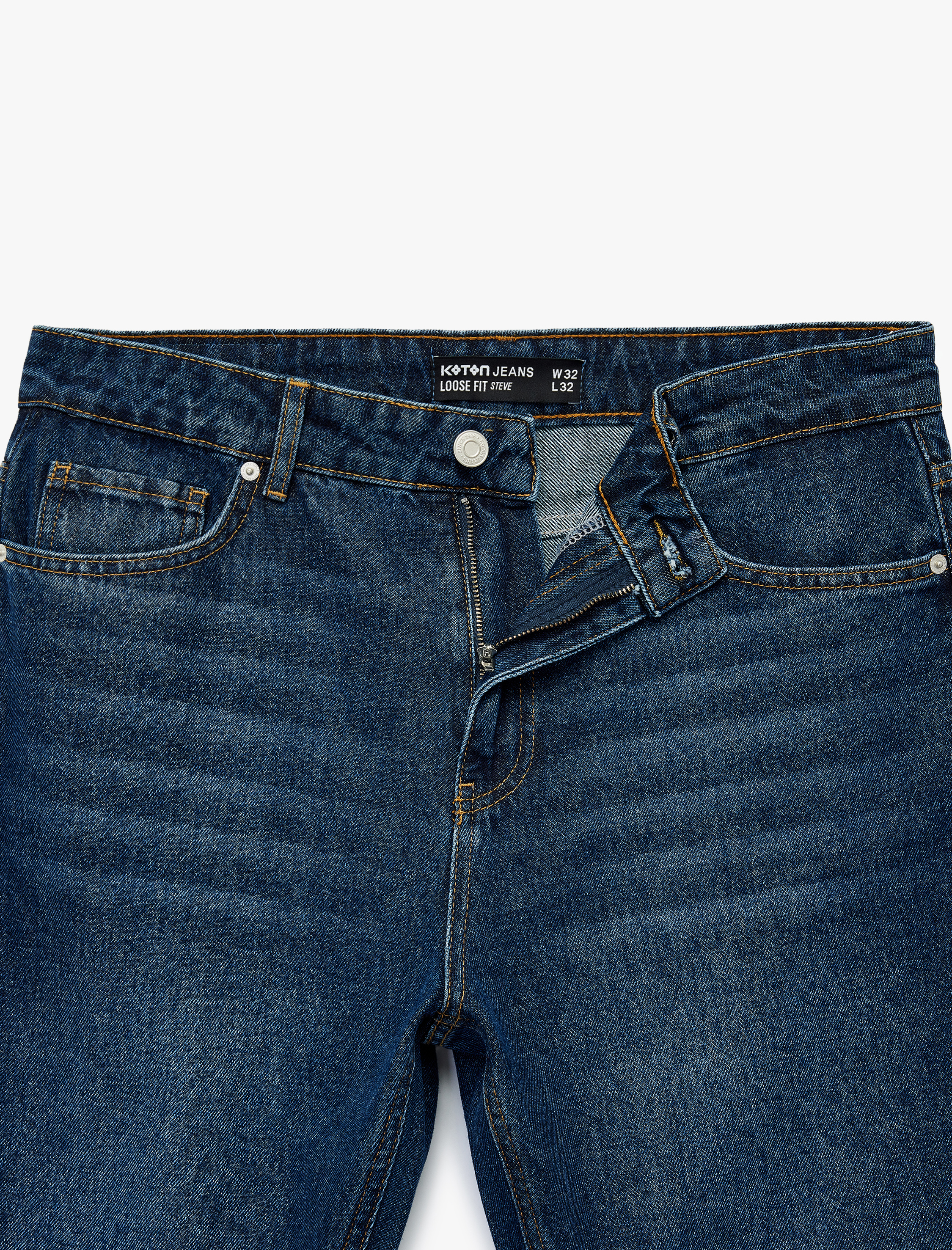   Bol Kalıp Loose Fit Jean Pantolon - Steve Jean