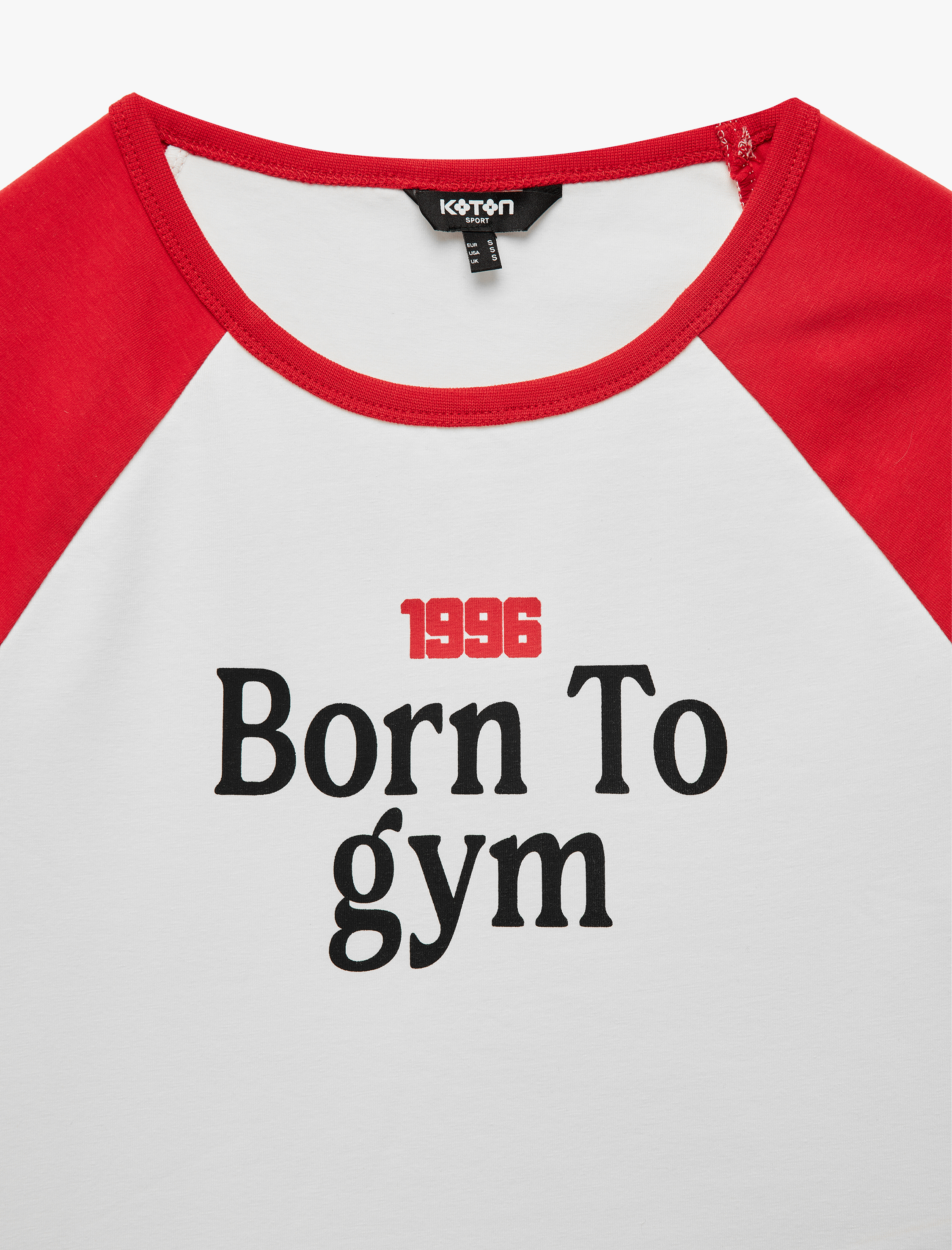   Pamuklu Slim Fit Kısa Kollu Bisiklet Yaka Baskılı Spor Tişört